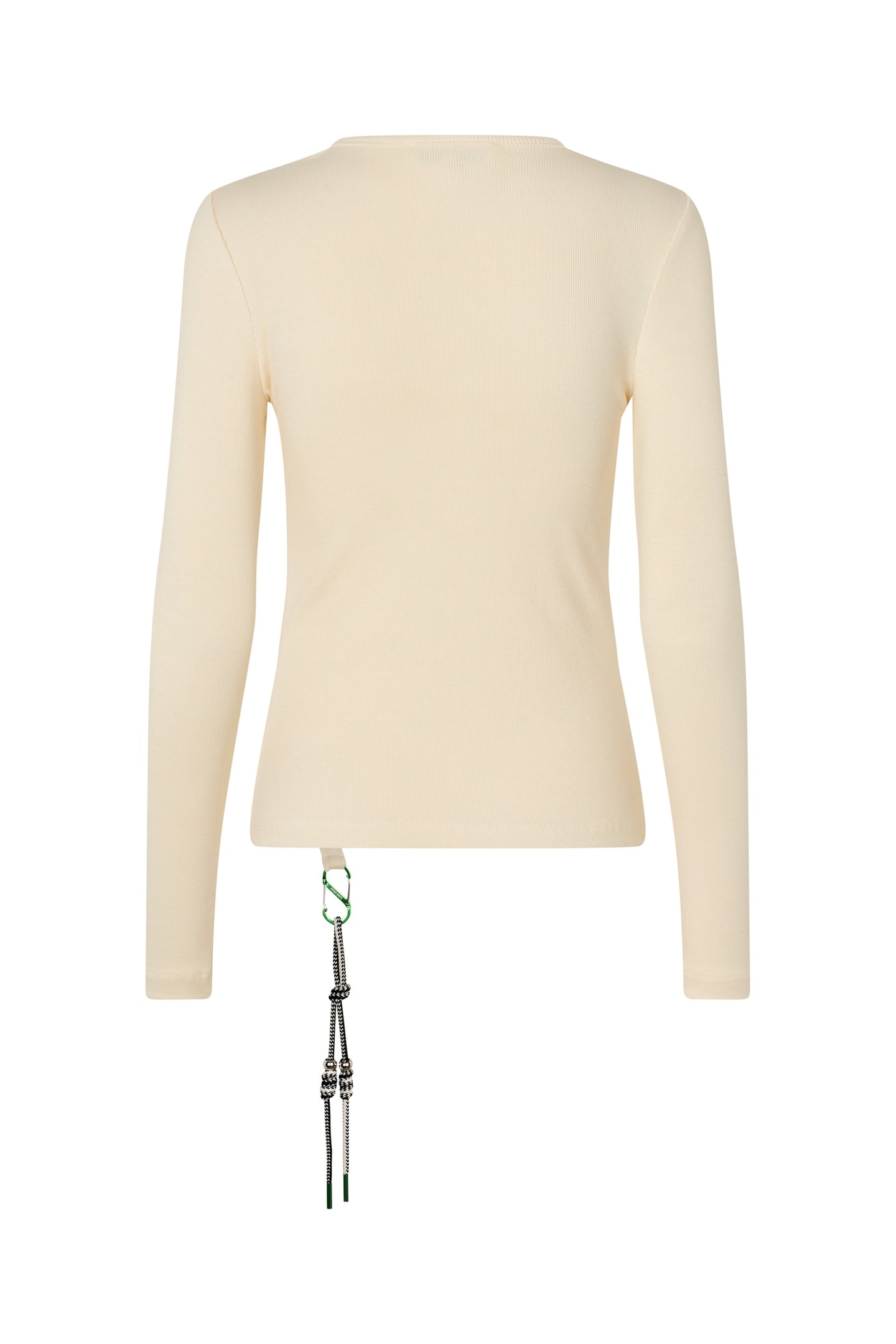 LONG SLEEVE CARABINER RIB TOP WHITE 4