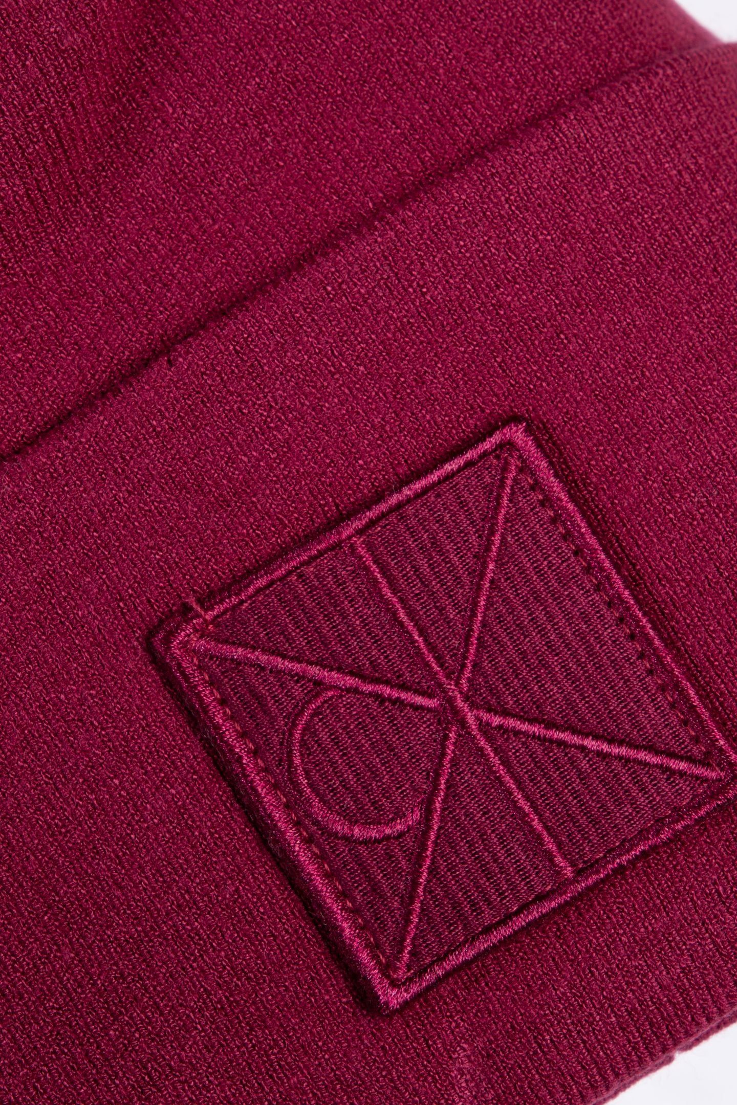 EMBLEM PATCH FINE RIB BEANIE ALLURING PINK 3