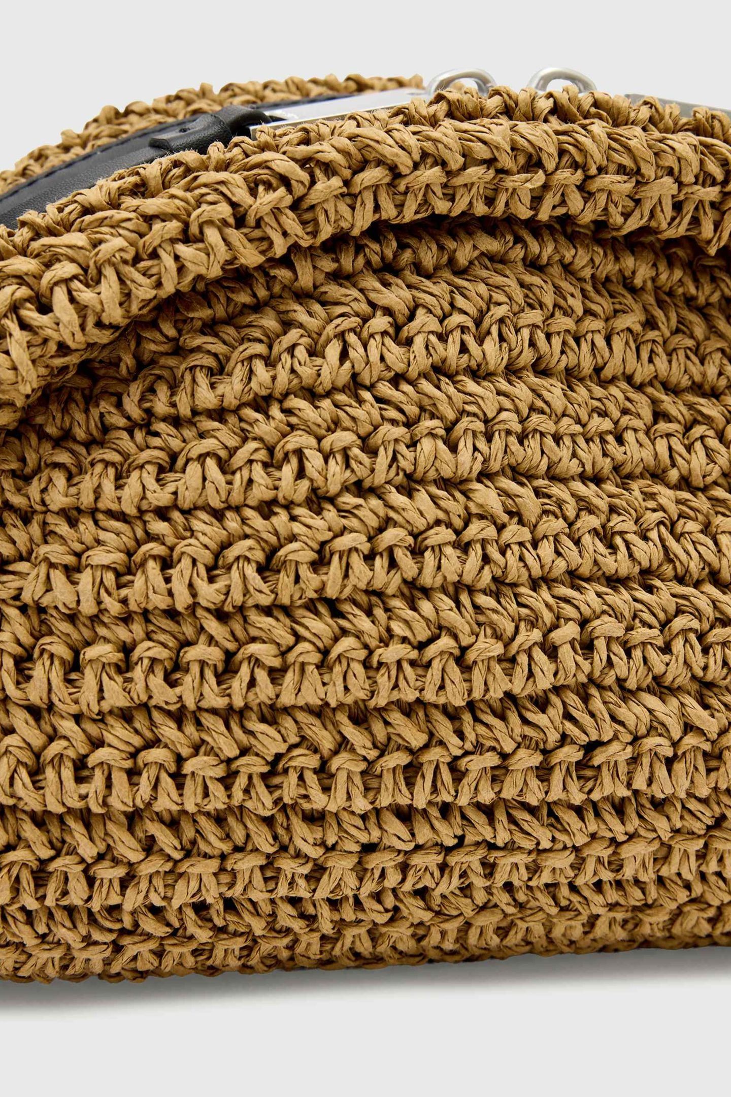 ROSALIE ARC RAFFIA BISCUIT BROWN 5