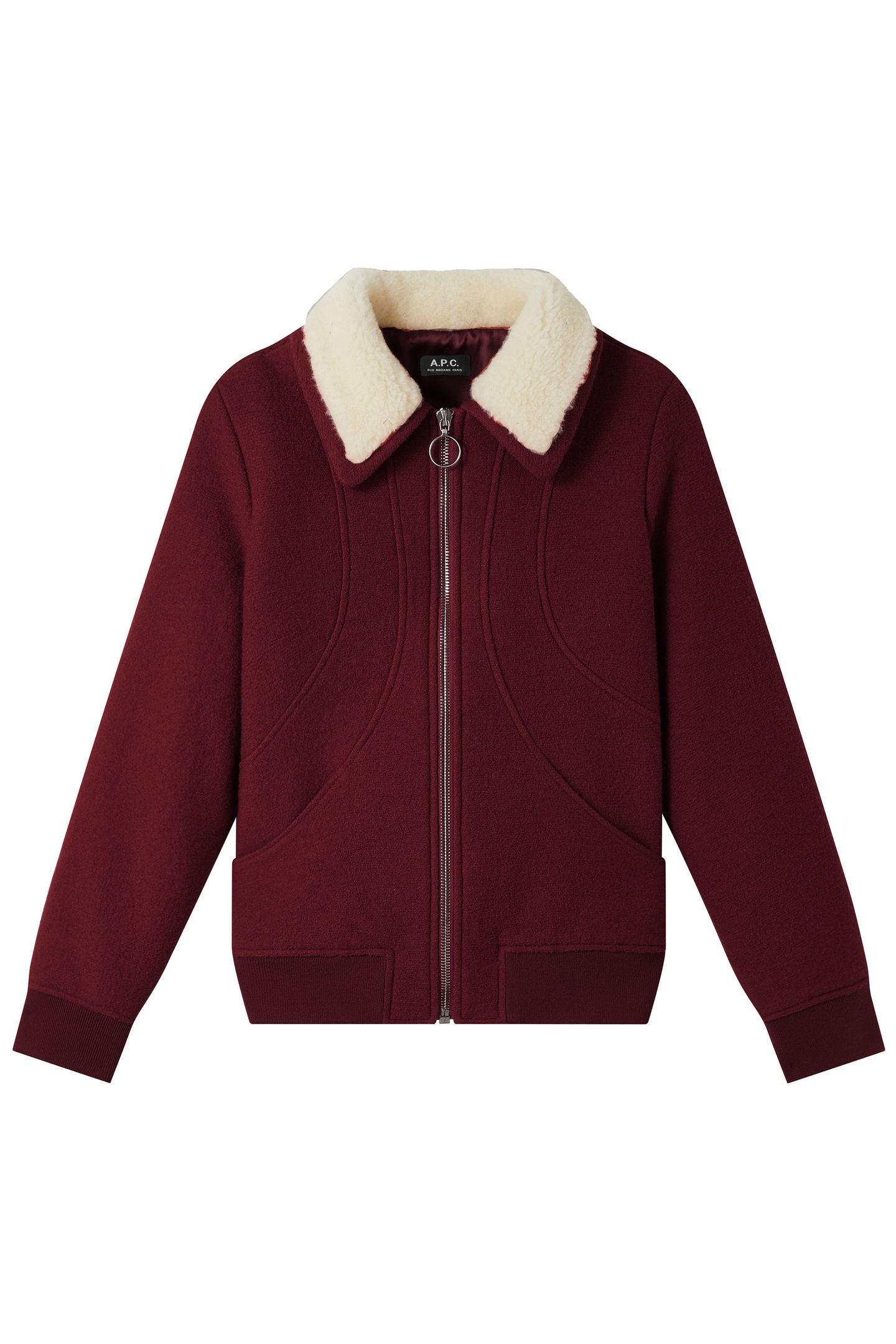 JACKET AGATHE BURGUNDY 2