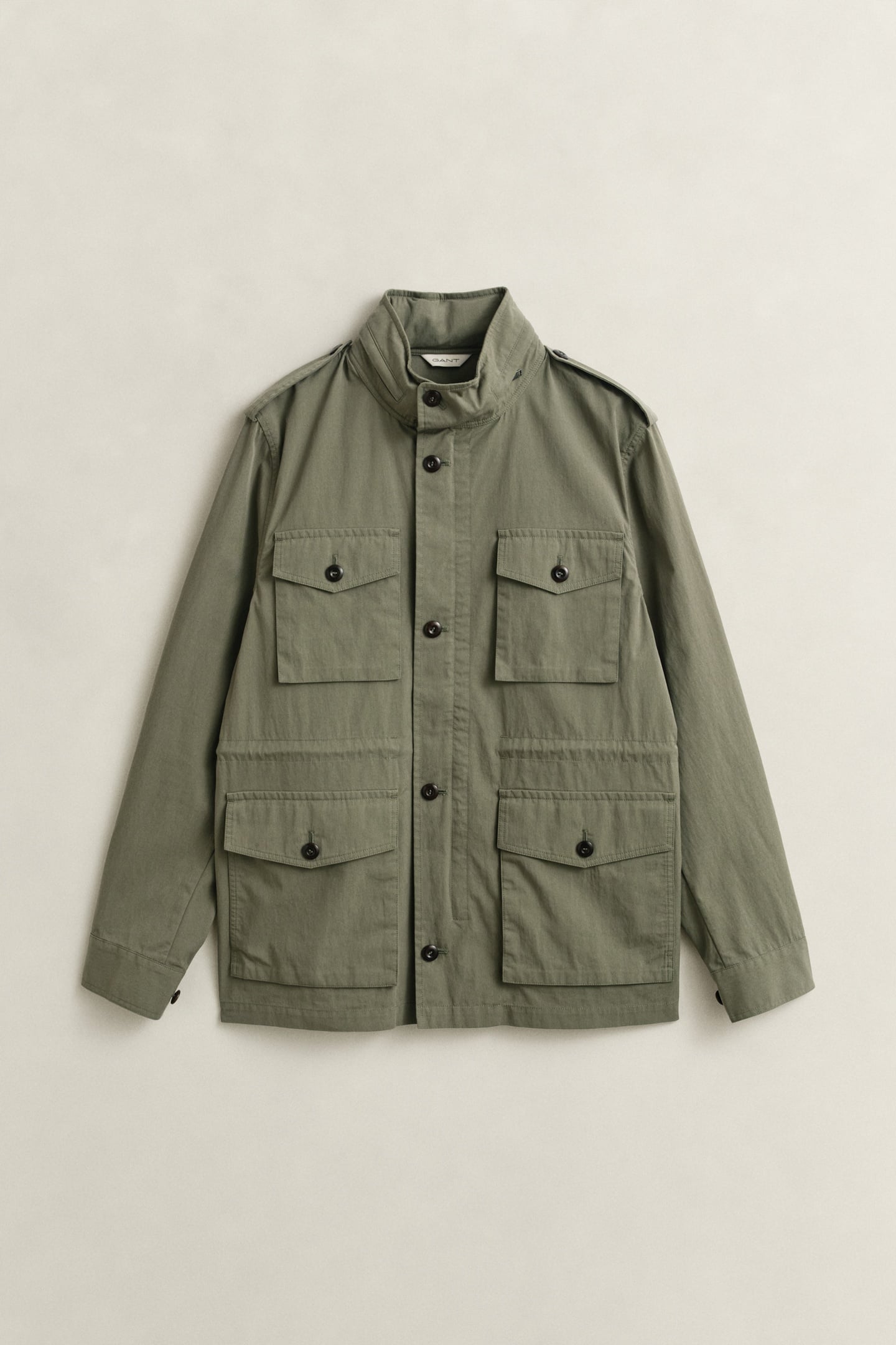 COTTON 4 POCKET JACKET DRY HERB GREEN 4