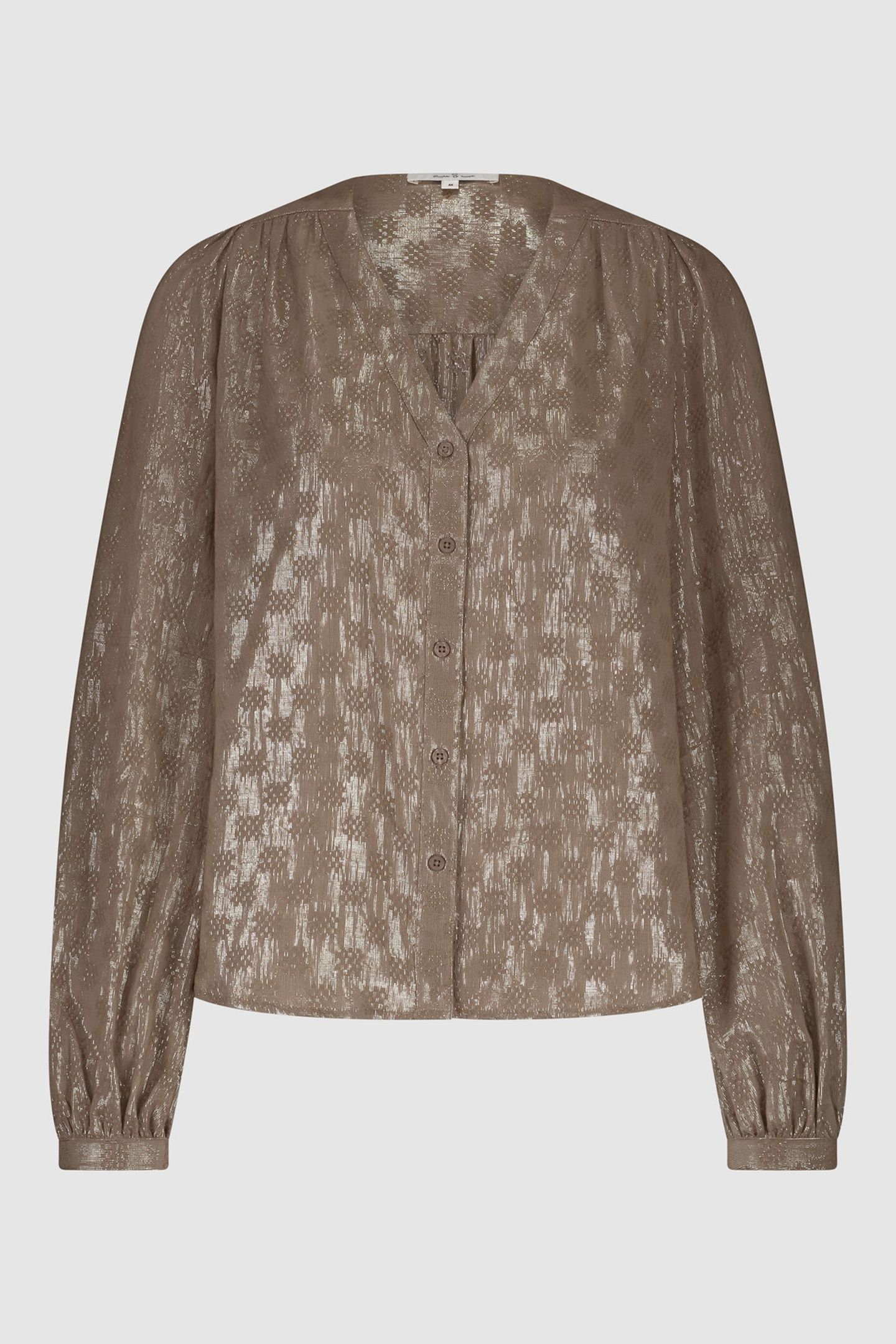 CARDI BLOUSE FADED TAUPE 1