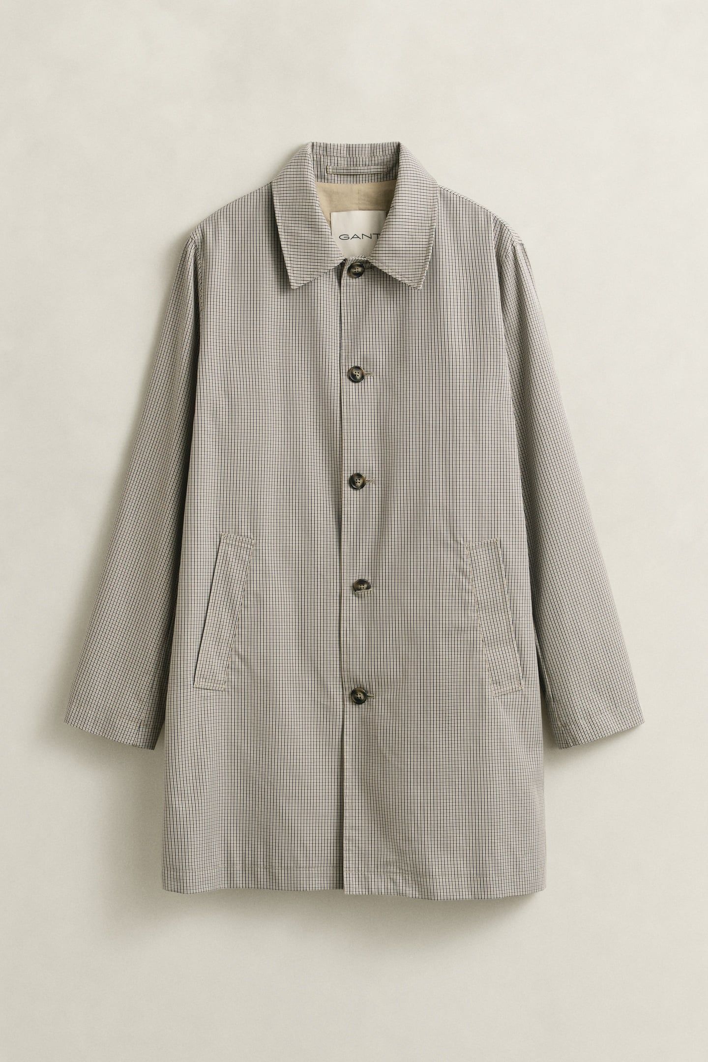 COTTON BLEND CAR COAT OAT BEIGE 4