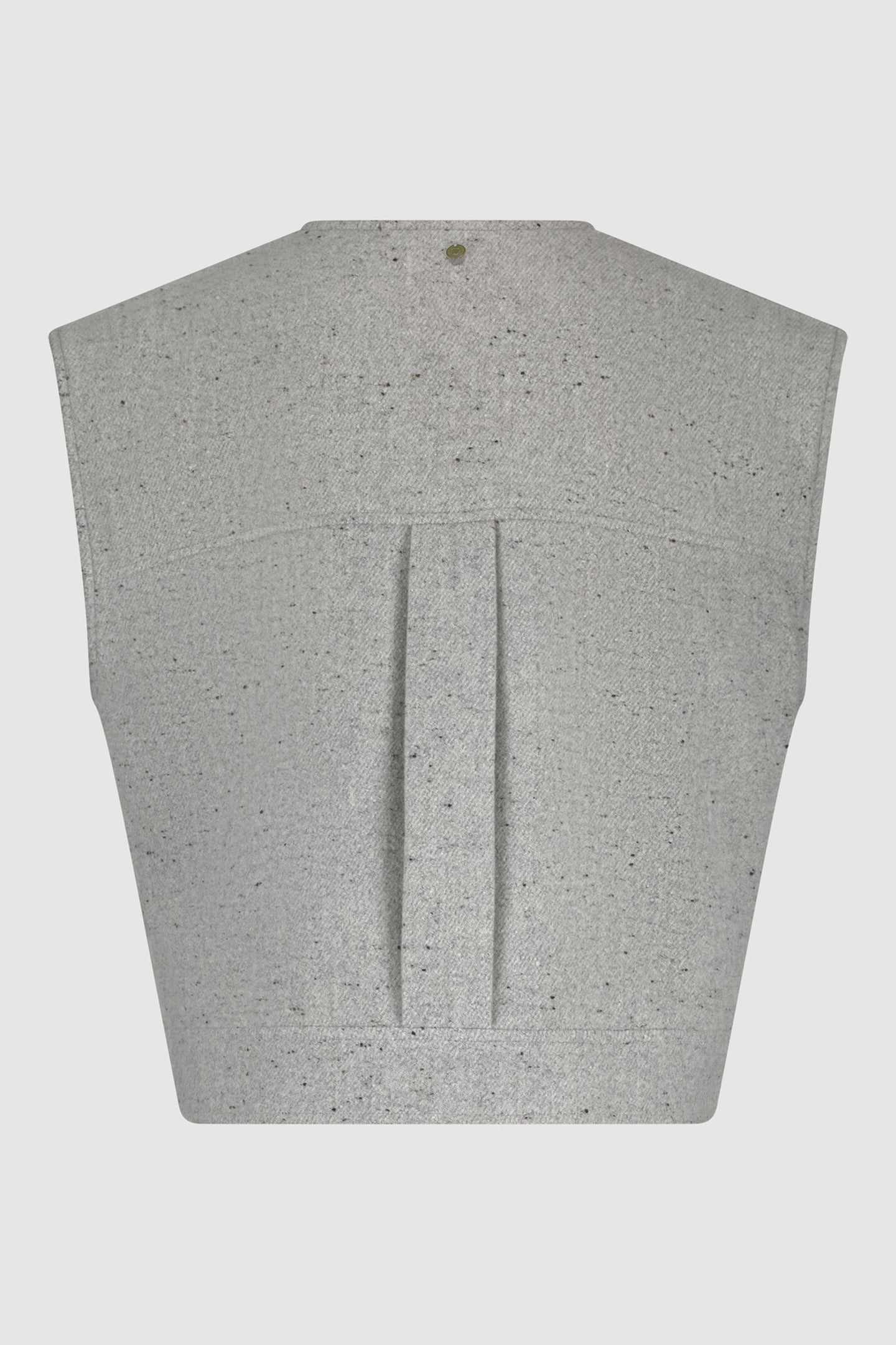 SUE GILET GREY MELANGE 2