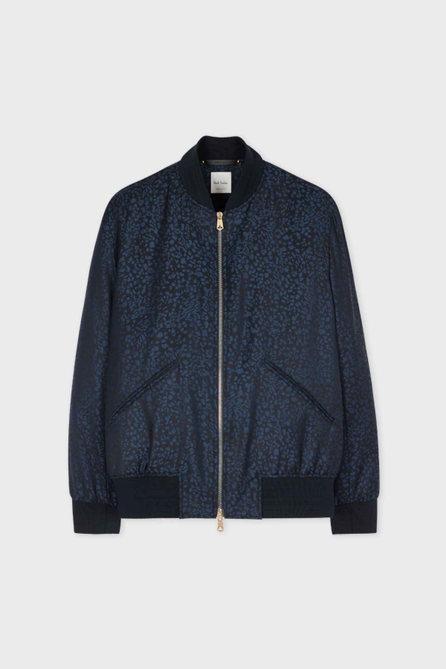 MENS REGULAR FIT BOMBER JACKET VERY DARK NAVY 6