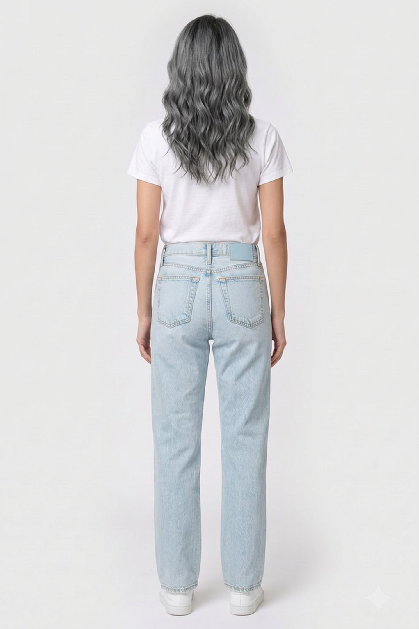 90S HIGH RISE LOOSE BLEACH DESTROY 4