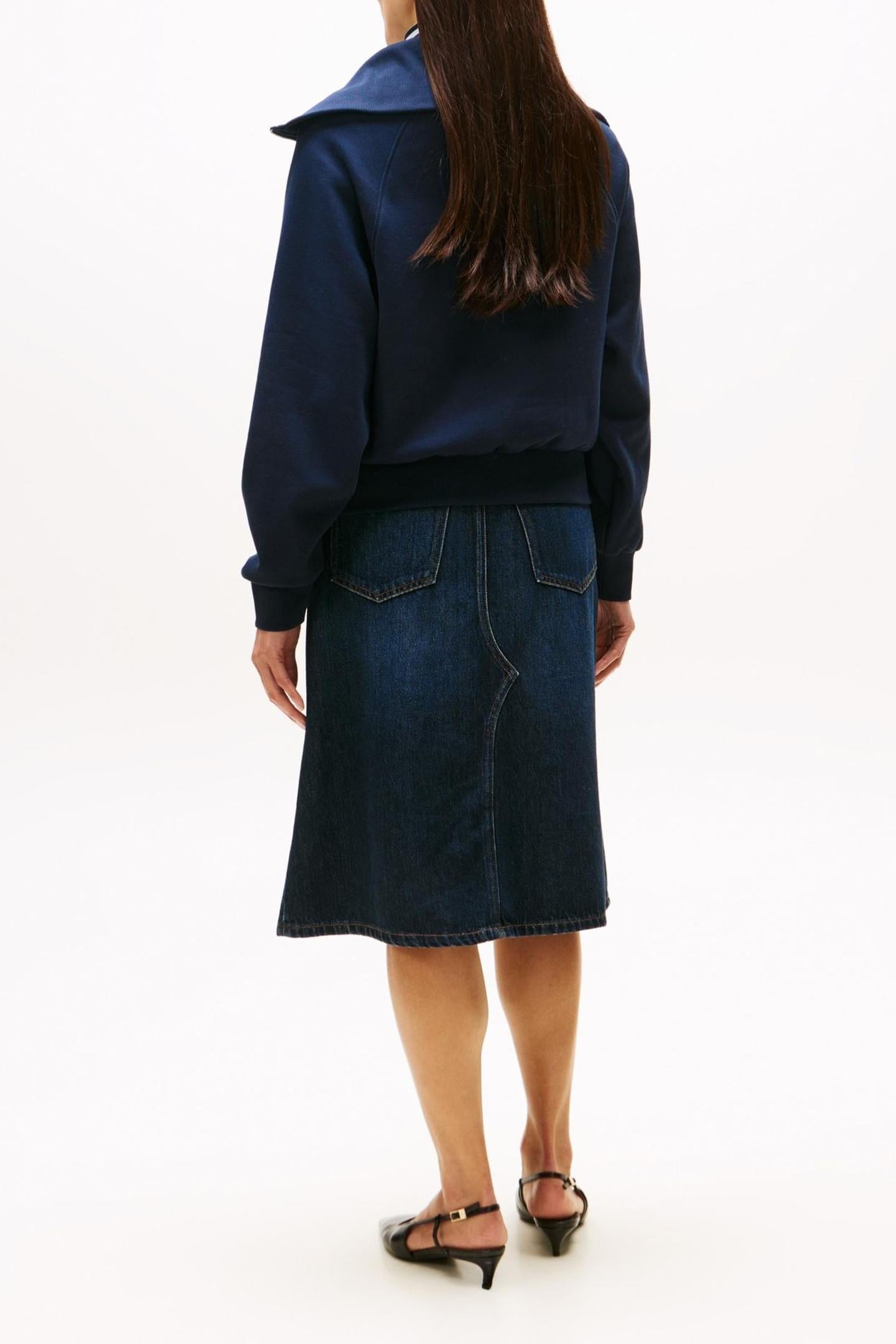 CLASSIC SCRIPT FLEECE DARK NIGHT NAVY 3