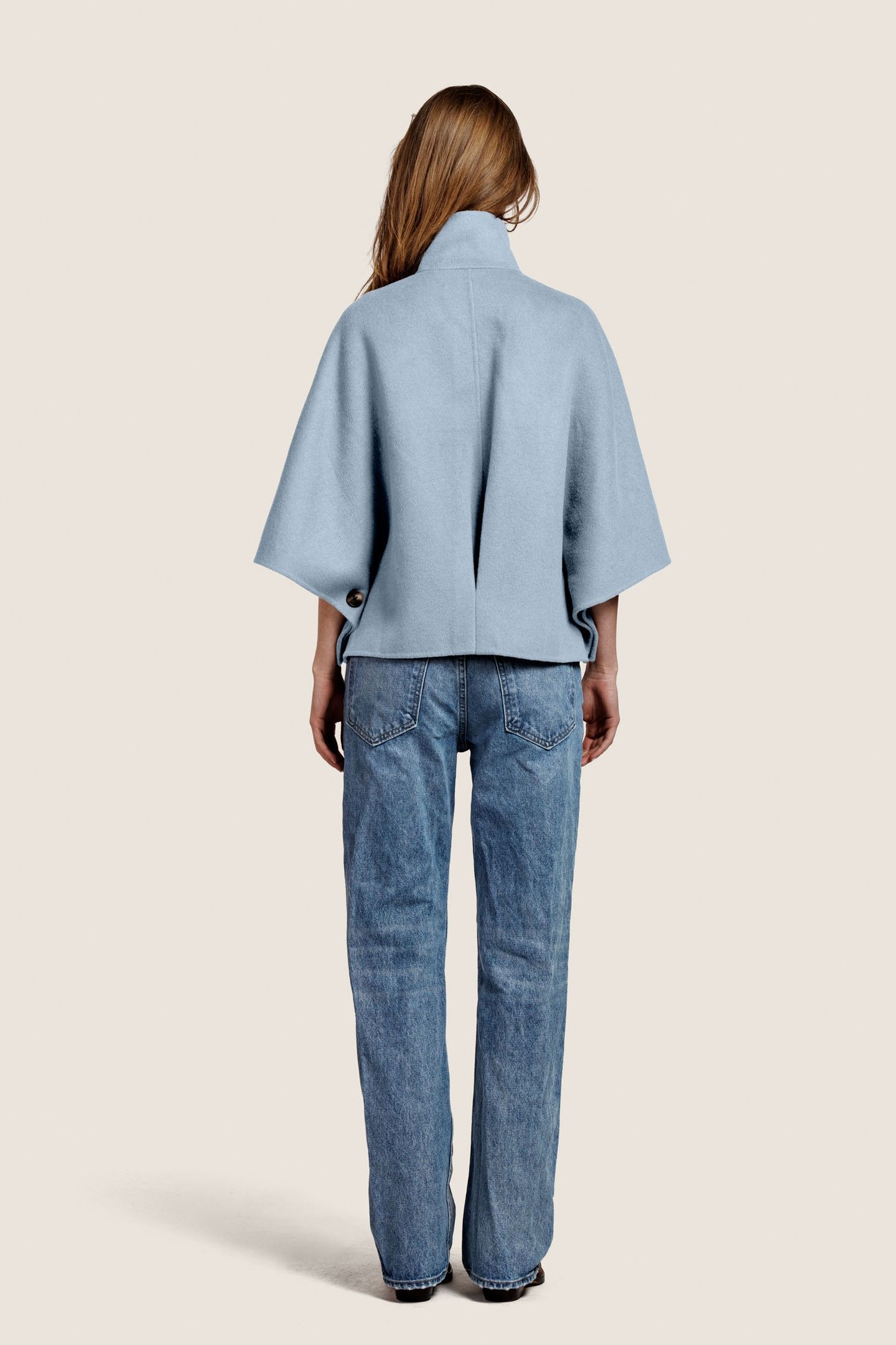 LIV WOOL JACKET STONE 5