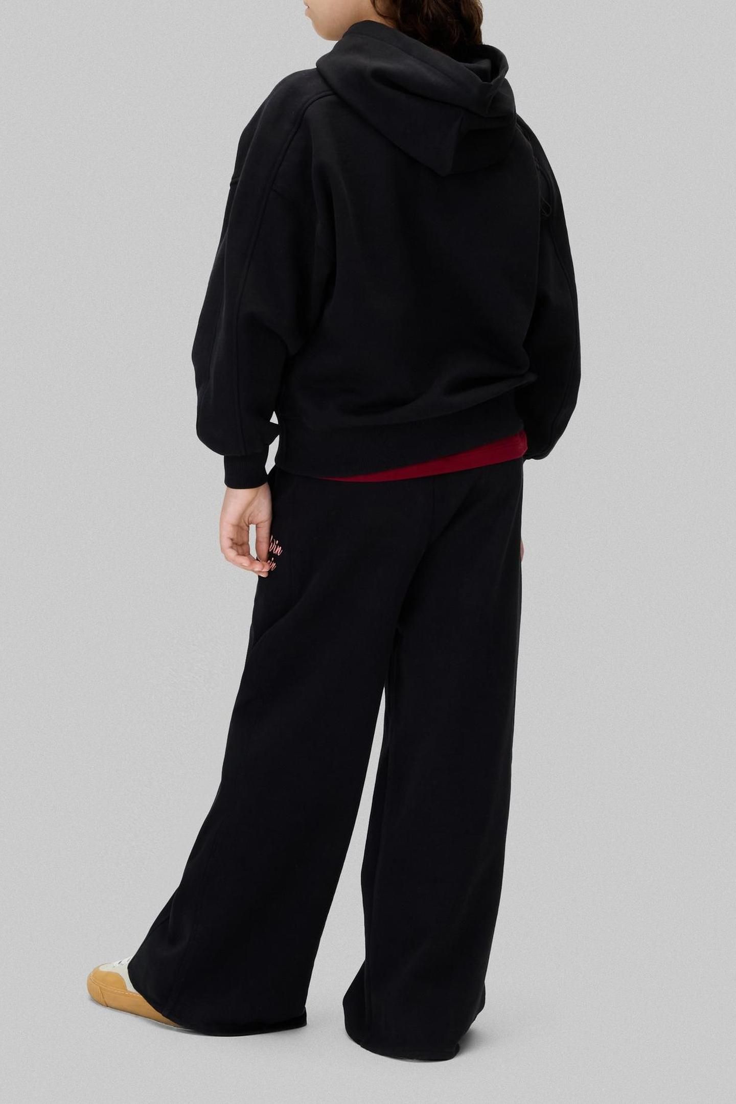 GIRLS SCRIPT LOGO GRAPHIC BLACK 2