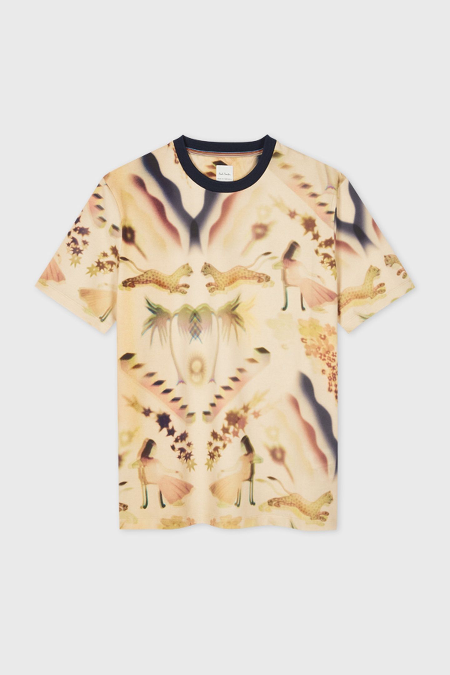 MENS LUMINERE PRINT TSHIRT LIGHT BEIGE 5