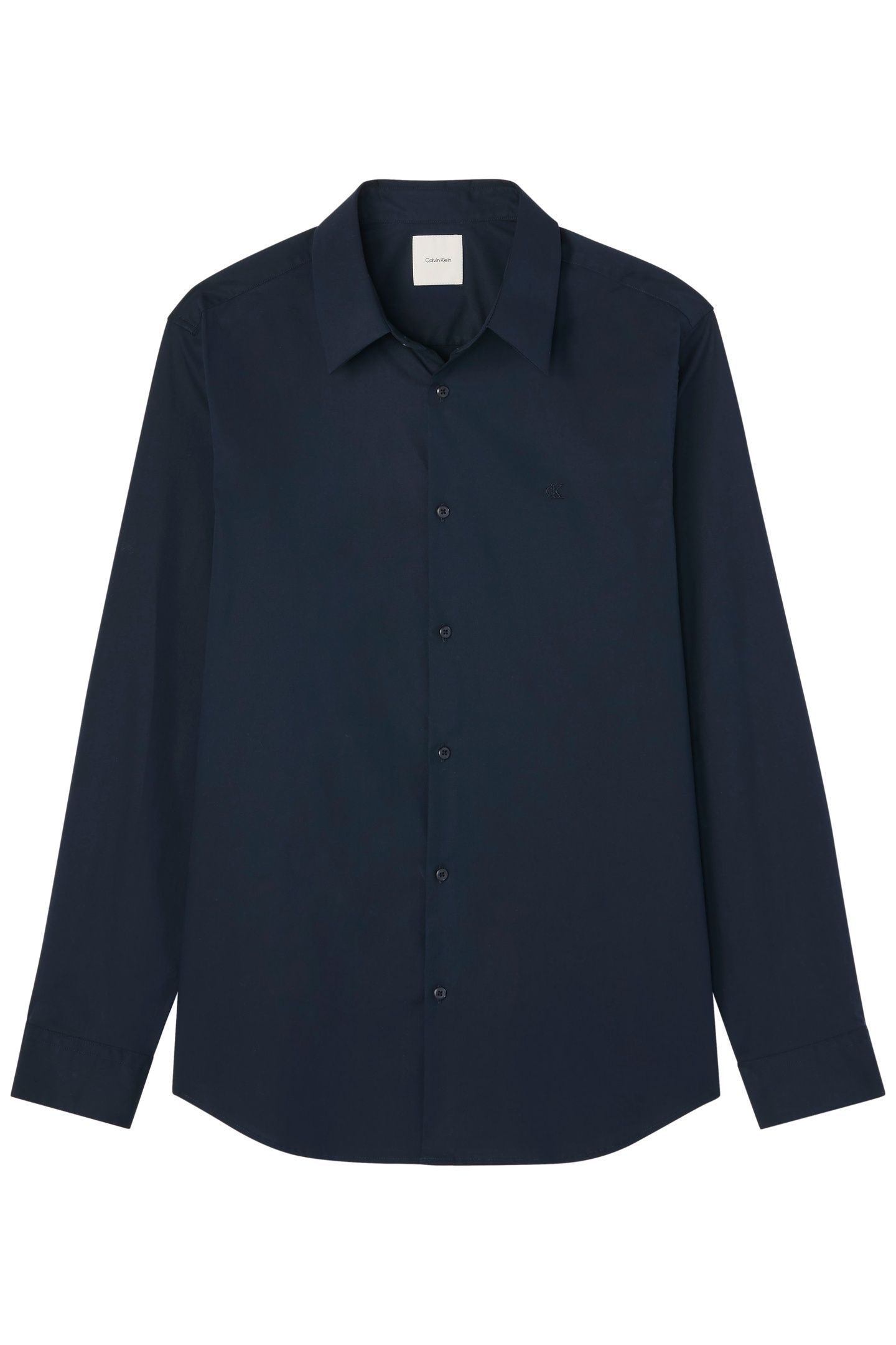 LS SOLID STRETCH SHIRT DARK SAPPHIRE 4