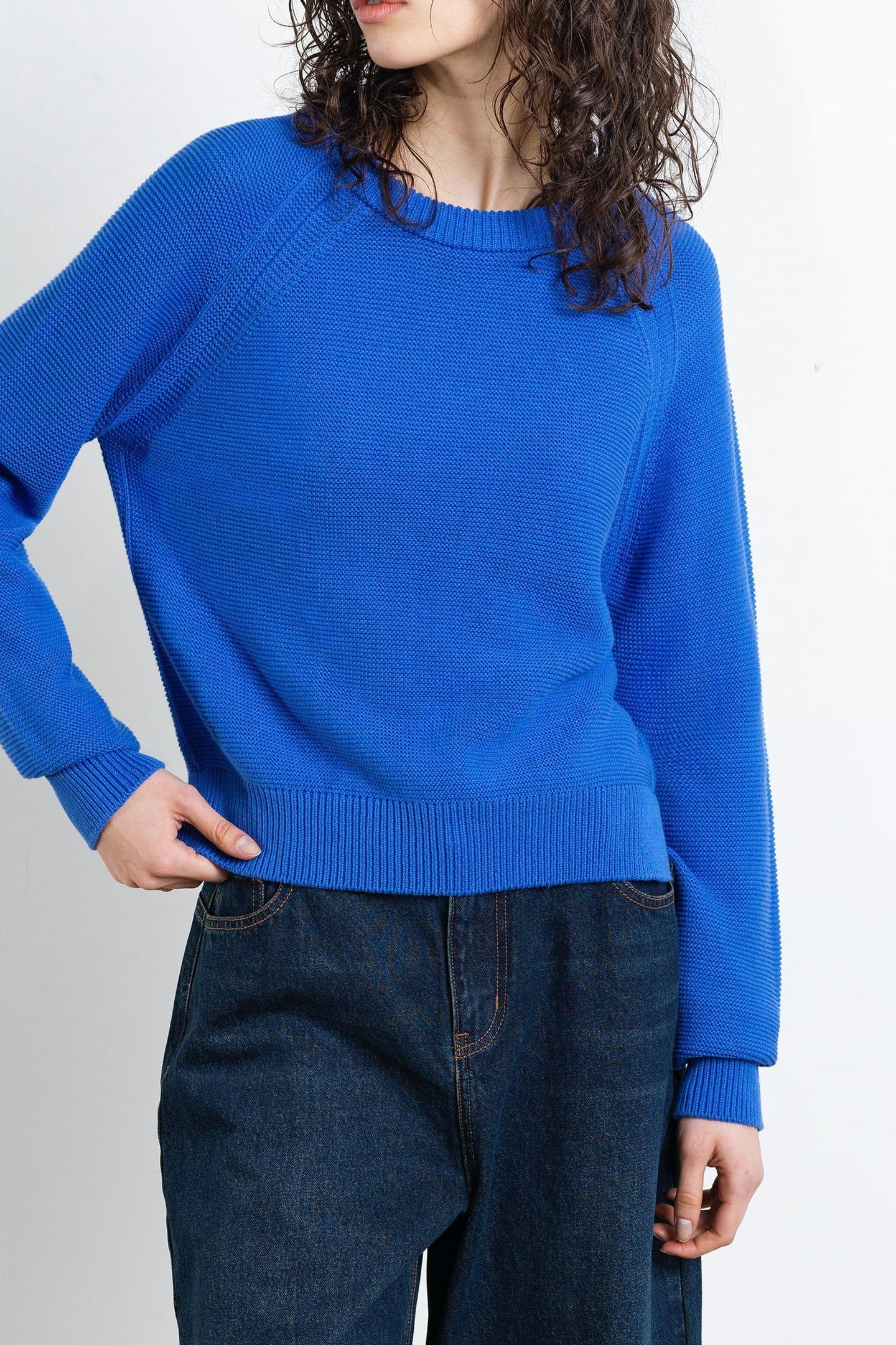 LILY MOZART L/S JUMPER AZURE BLUE 2