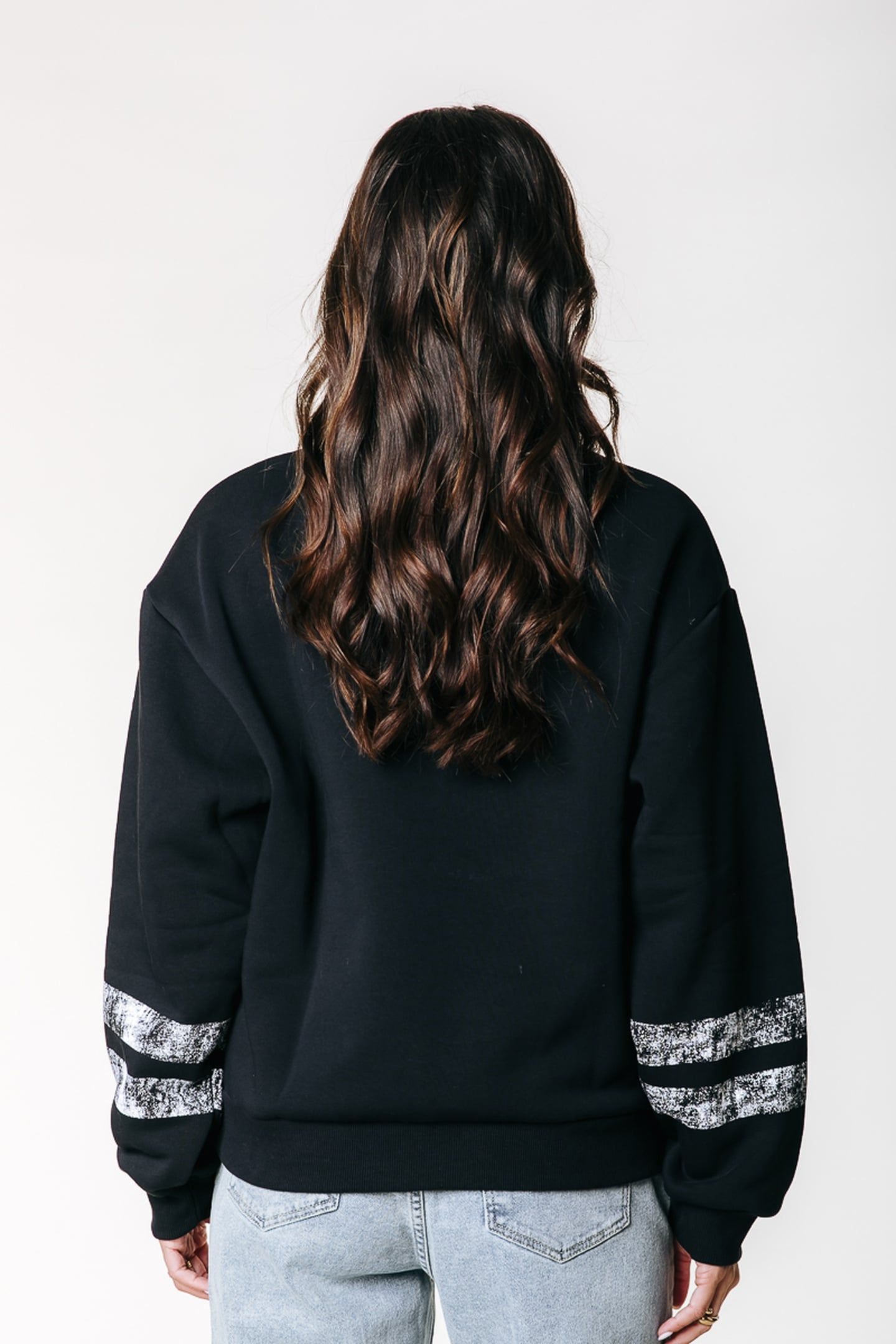 REBEL 23 DROPPED SHOULDER SWEAT BLACK 3