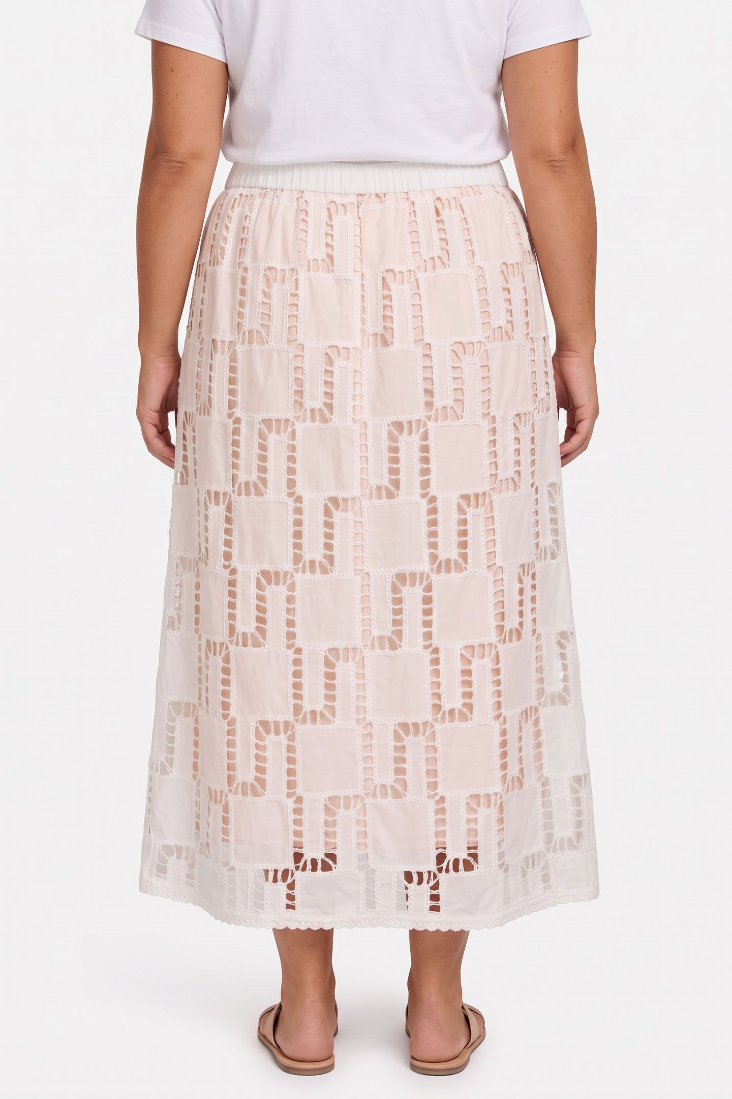 LONG SKIRT ECRU 2