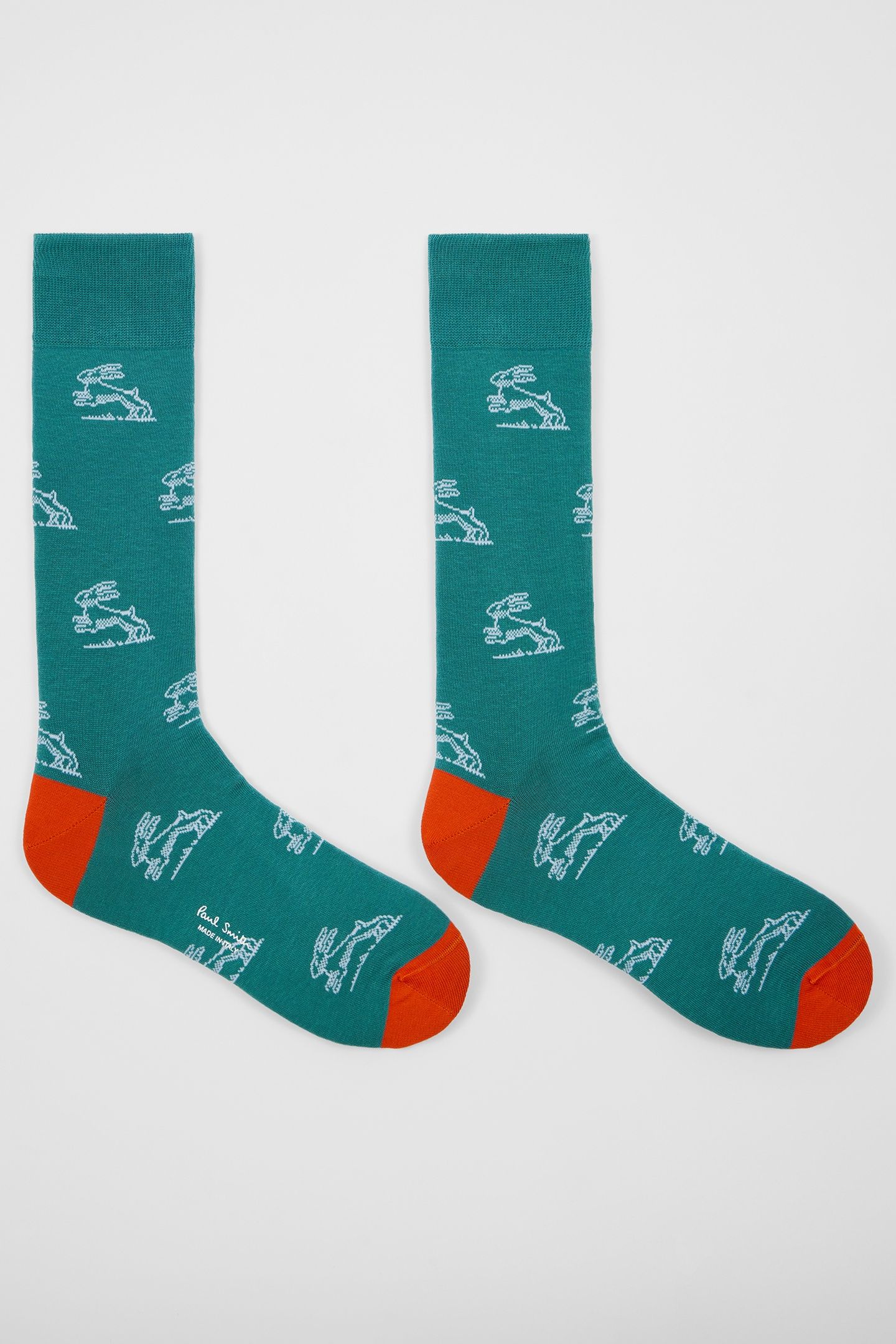MEN SOCK LAZLO RABBIT PETROL GREEN 5