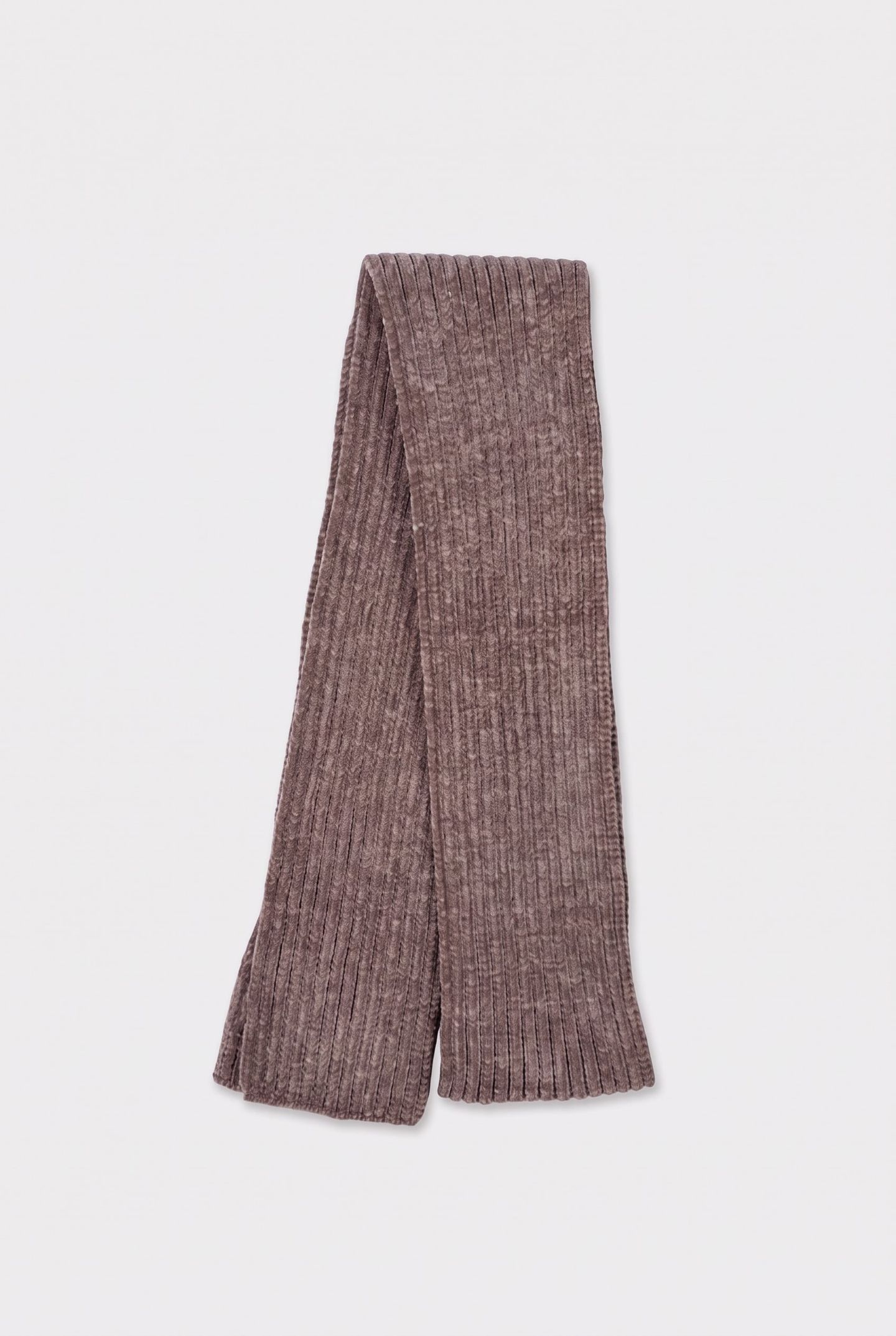 DELILAH CHENILLE SCARF BEIGE 3
