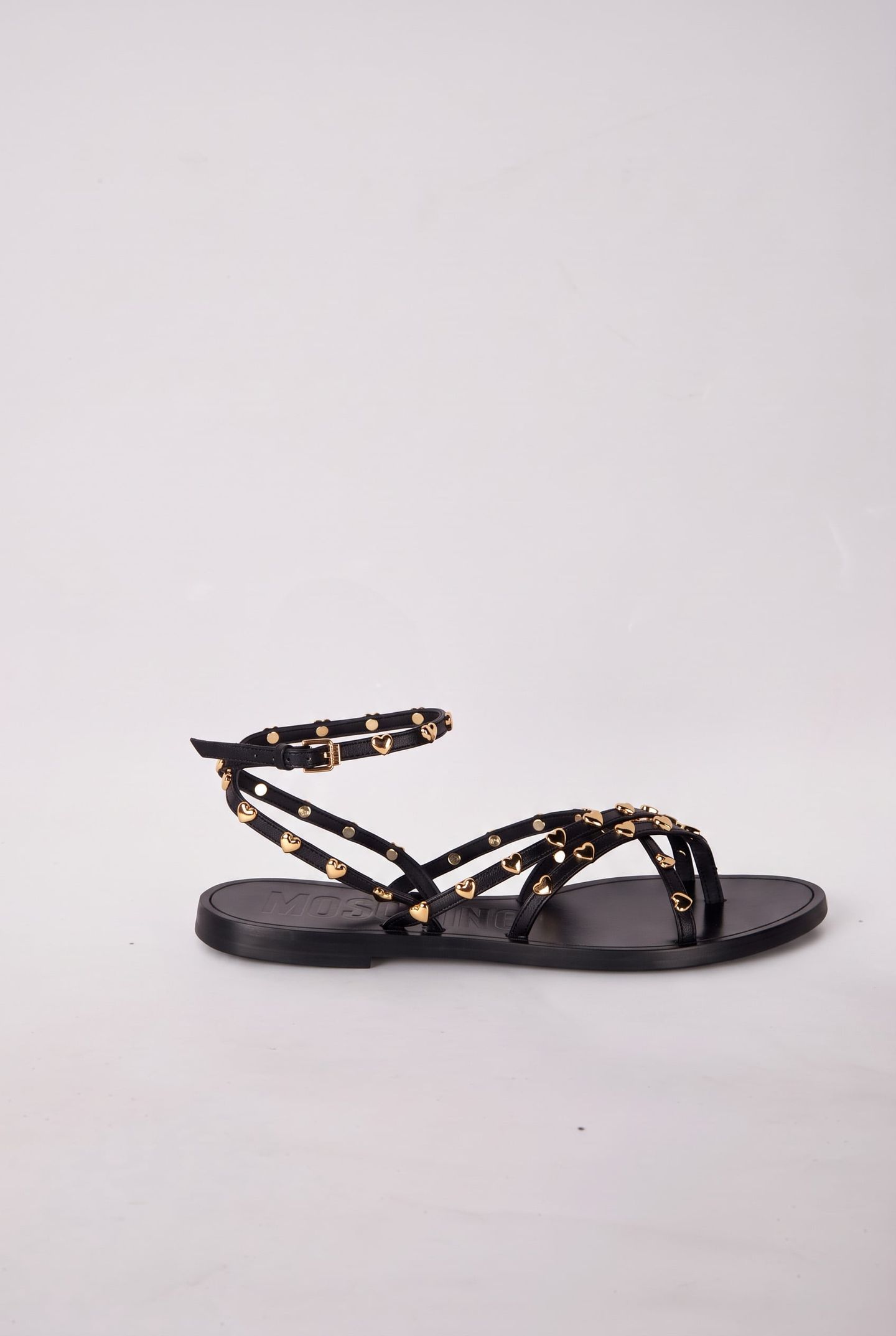 LEATHER SANDALS BLACK 1