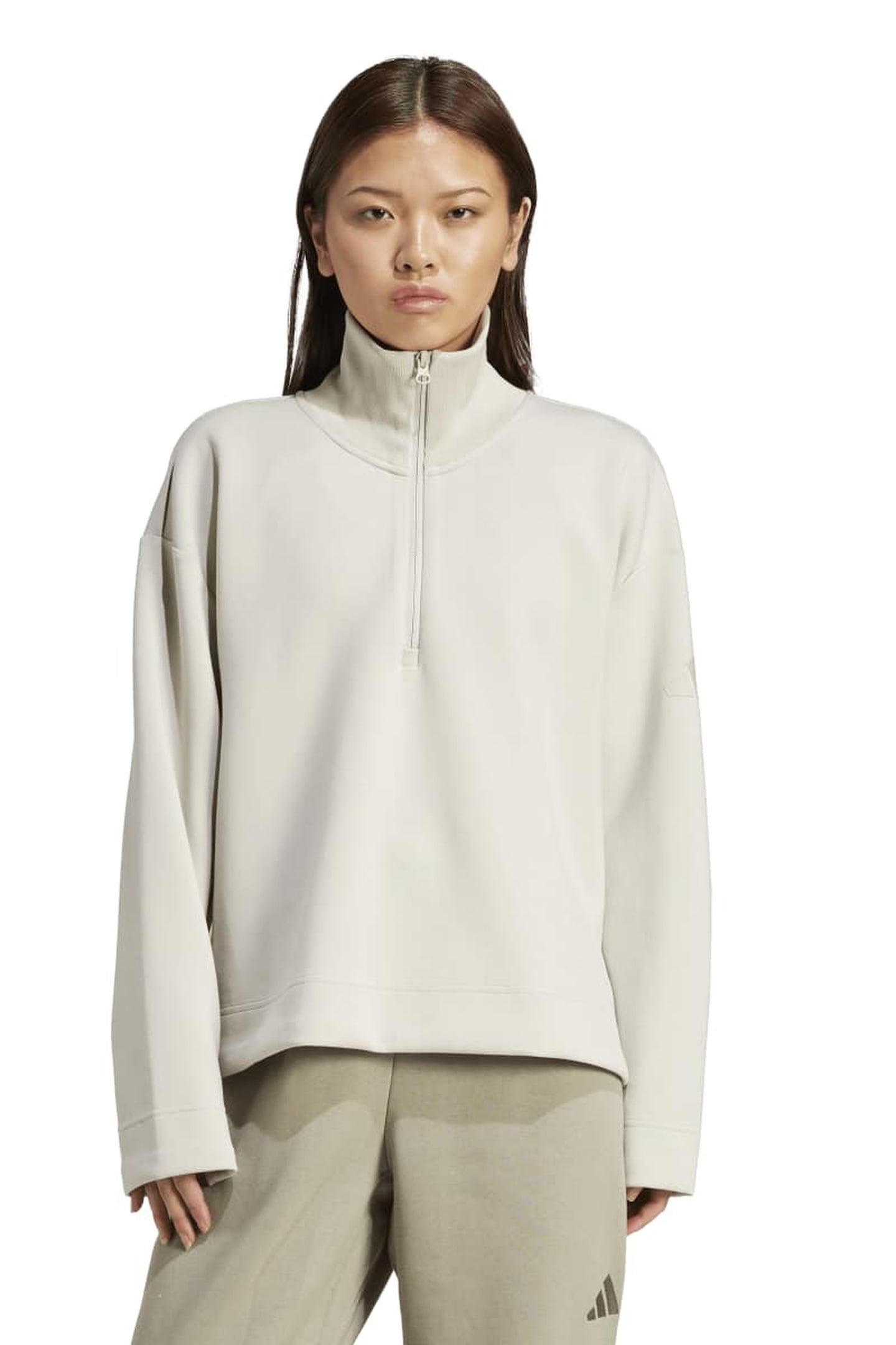 W ALL SZN SL QUARTER ZIP WONDER ALUMINA 1