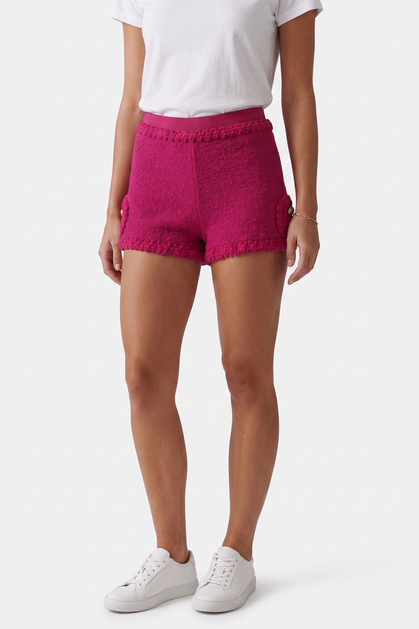 KNITTED TROUSERS PURPLE 1