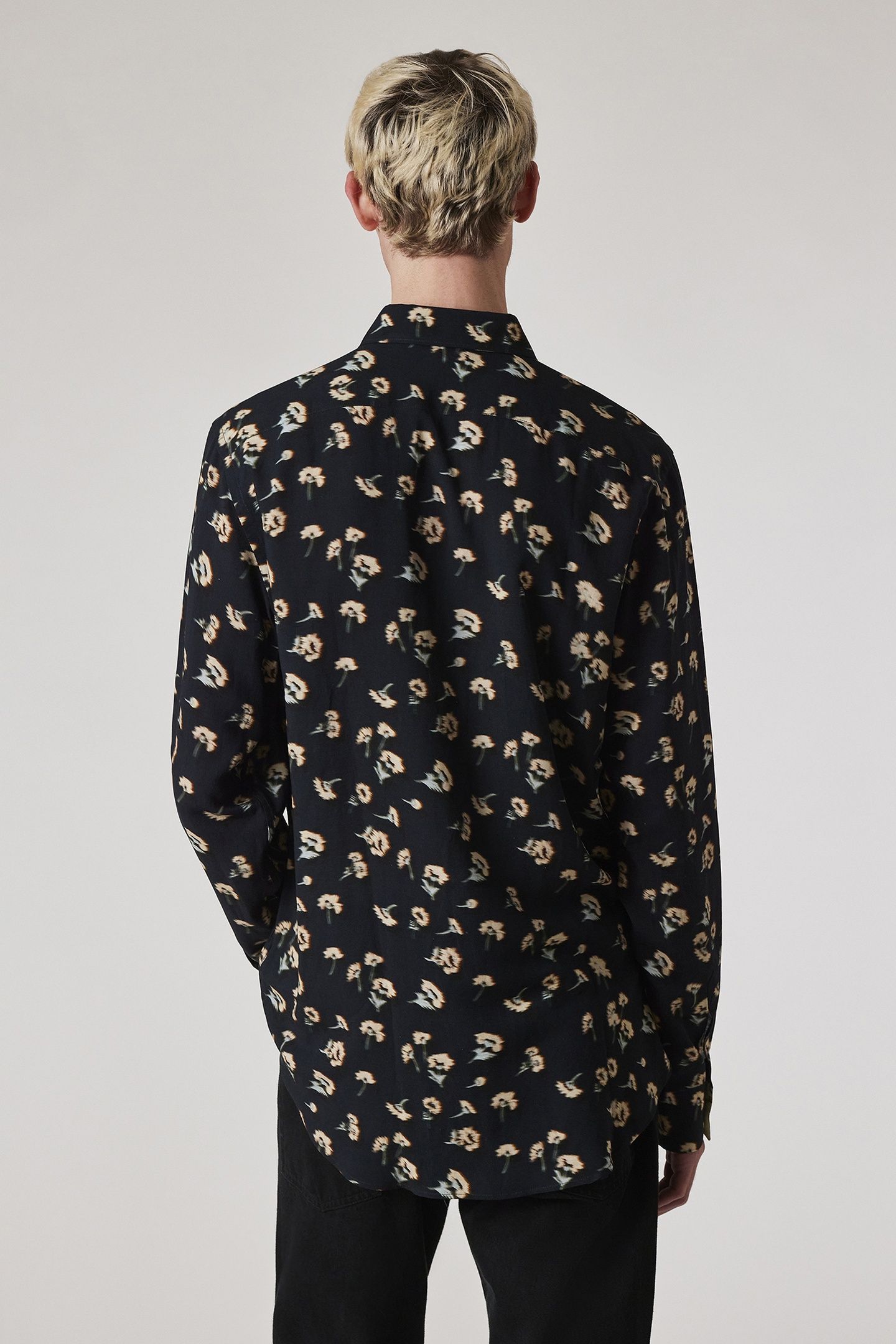 MENS S/C REGULAR FIT SHIRT VERY DARK NAVY 3