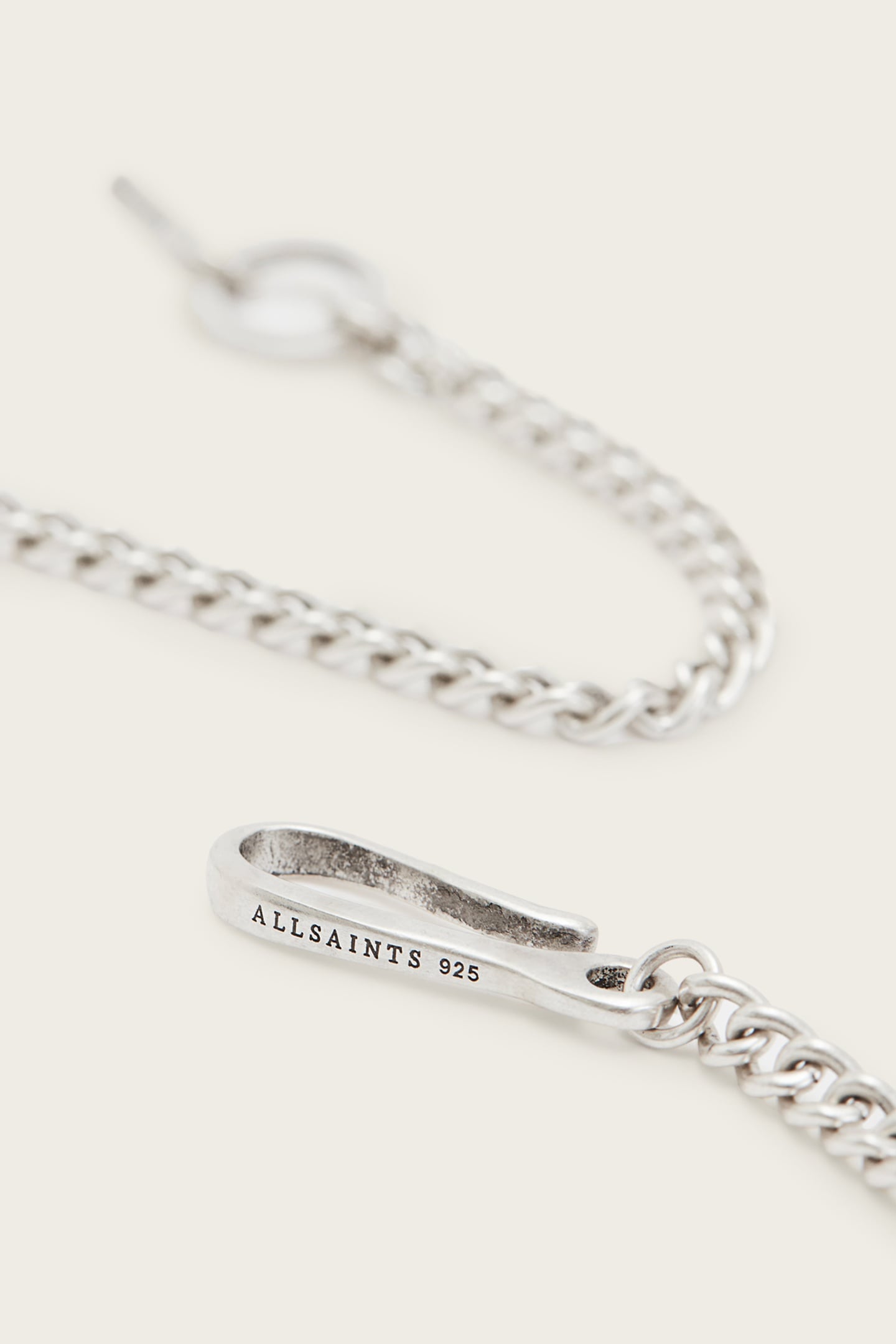 CURB CHAIN WARM SILVER 4