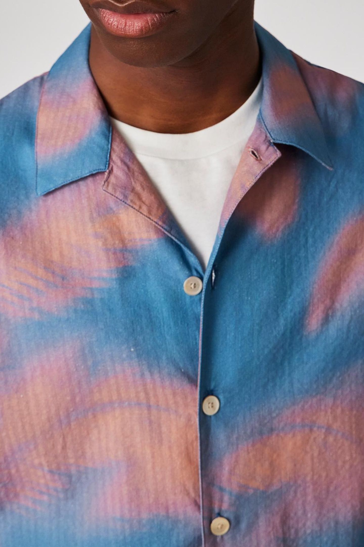 MENS SS CASUAL FIT SHIRT PETROL BLUE 7