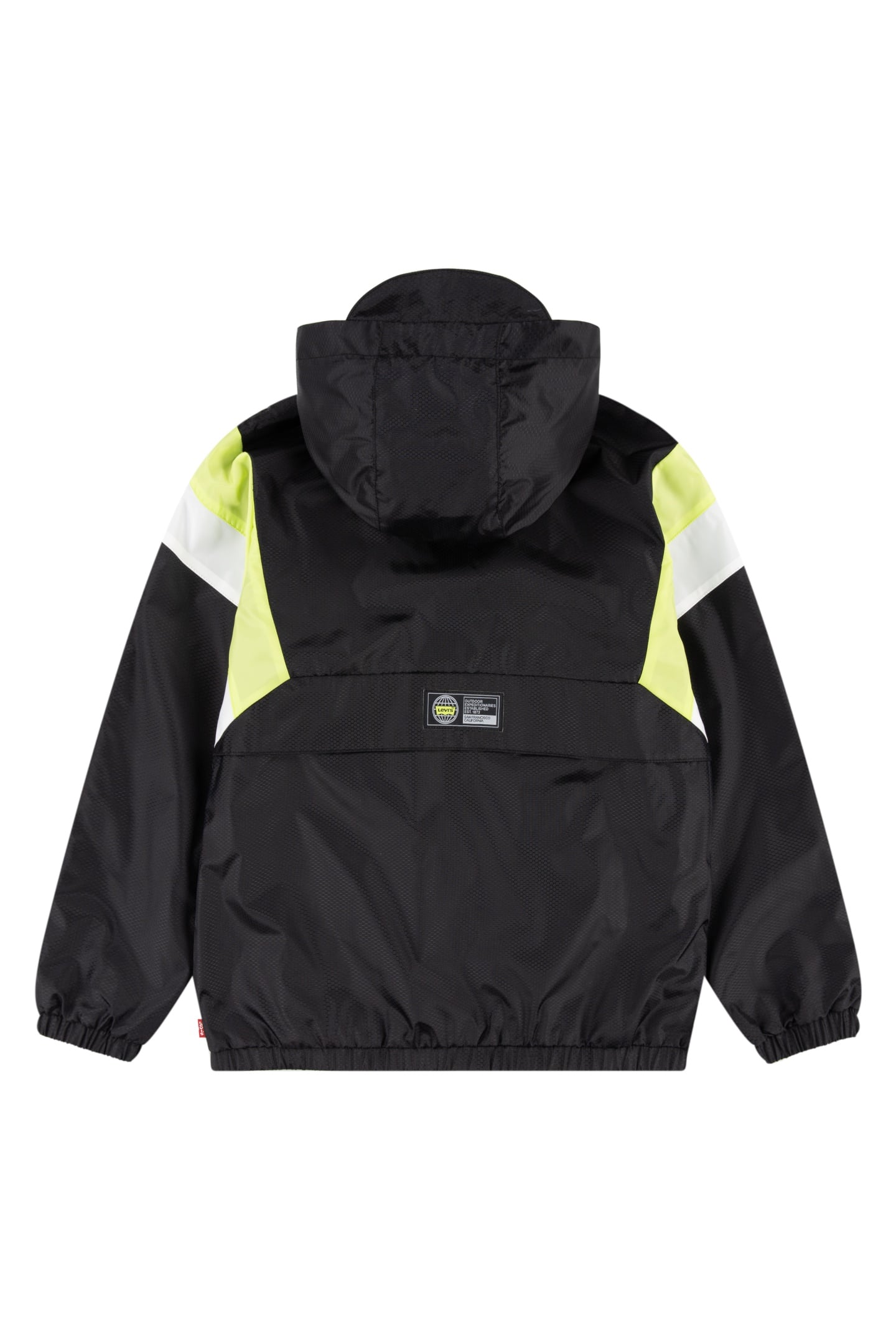 BOYS COLOR BLOCK ANORAK BLACK 2