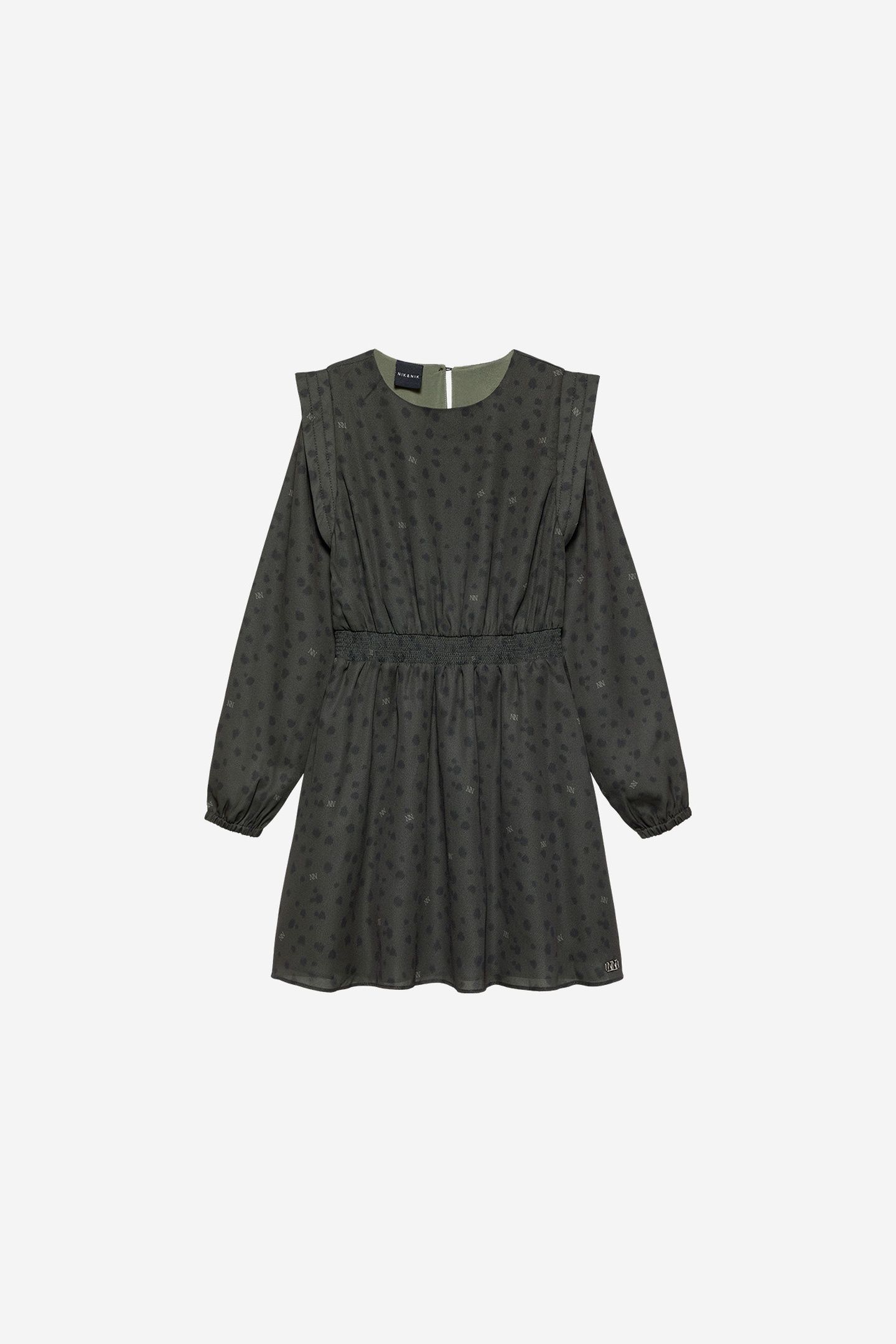 JINTA DRESS CHARCOAL 1