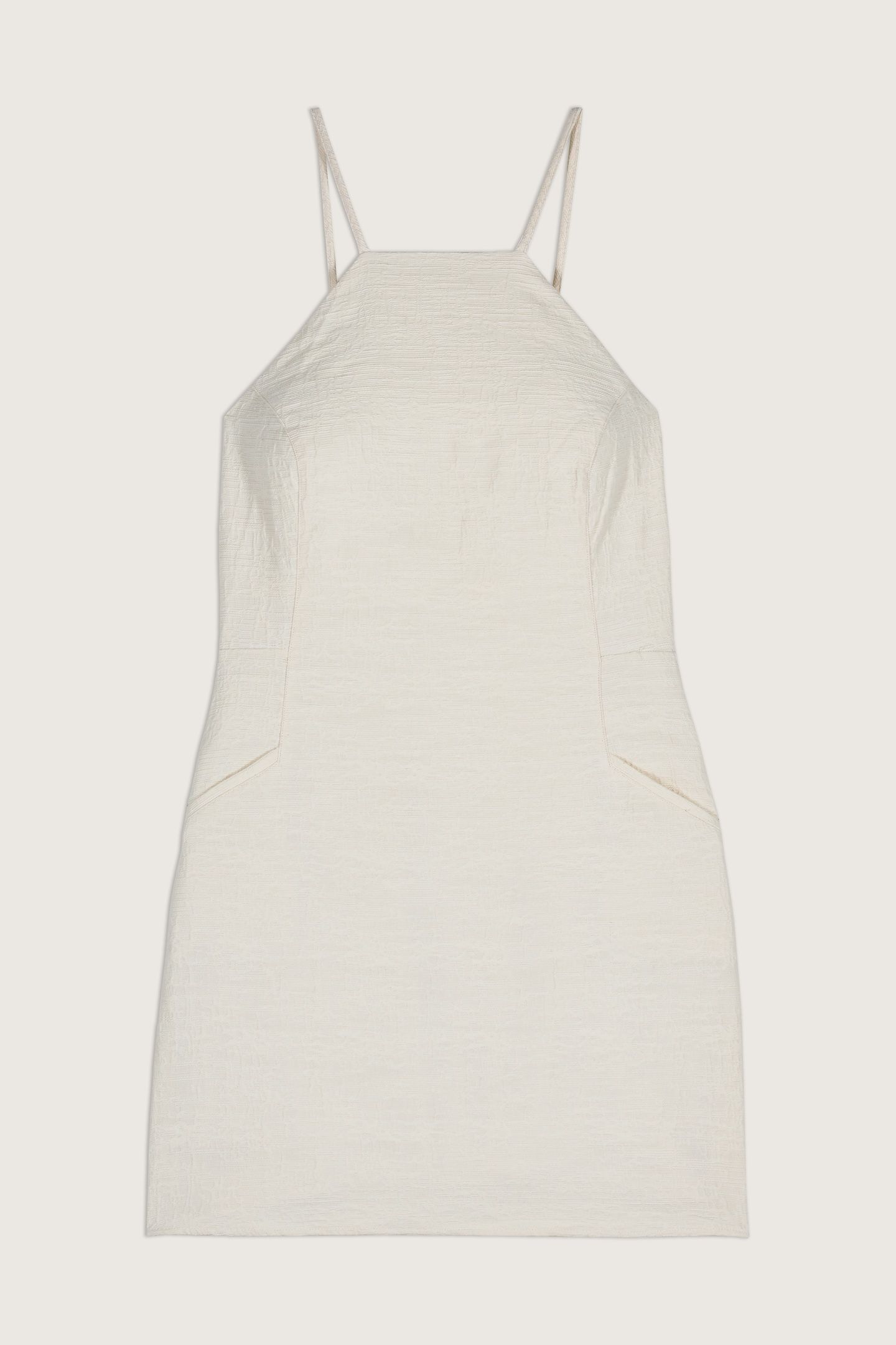 MINI DRESS ECRU 3
