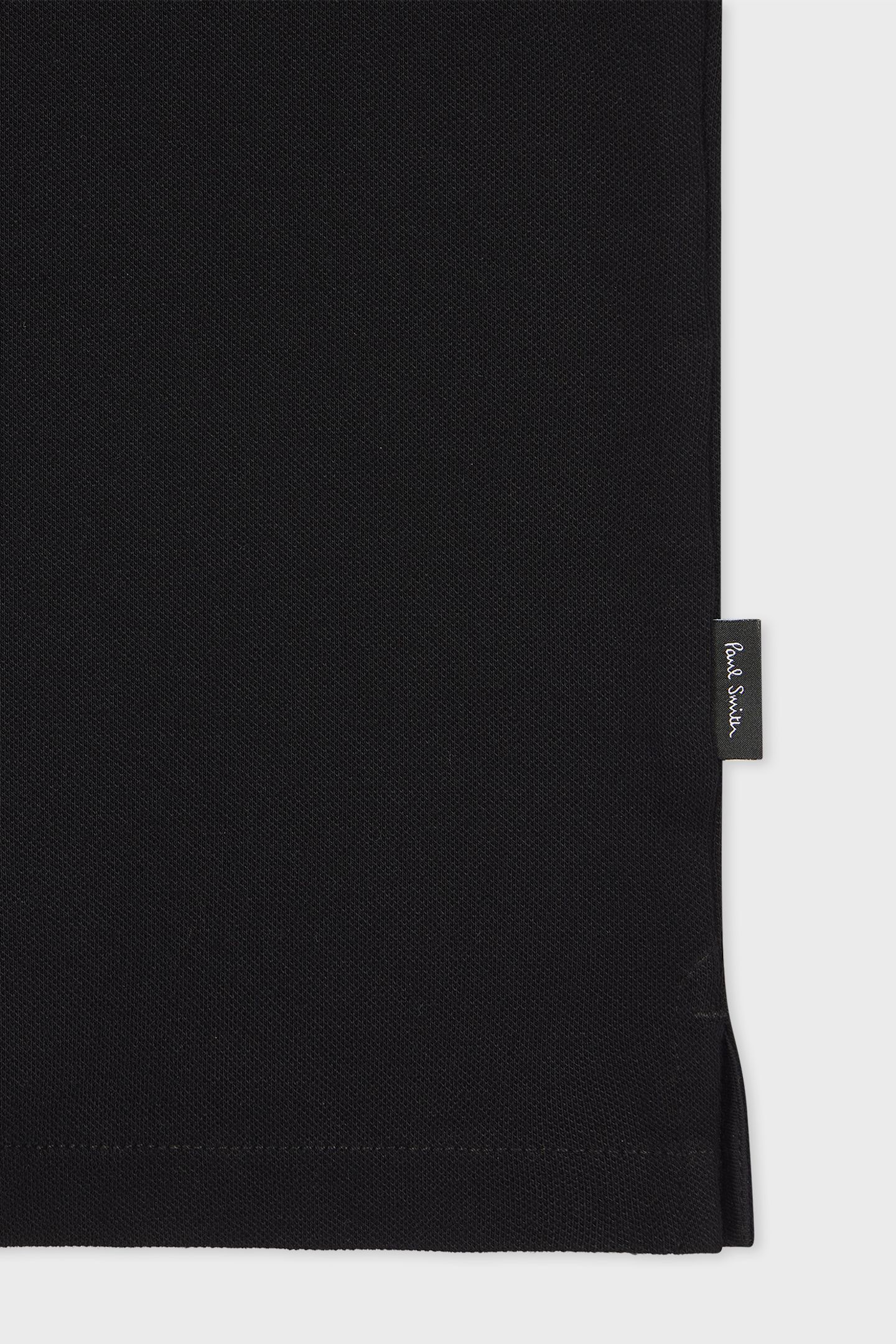 MENS REG FIT HALF ZIP POLO BLACK 5
