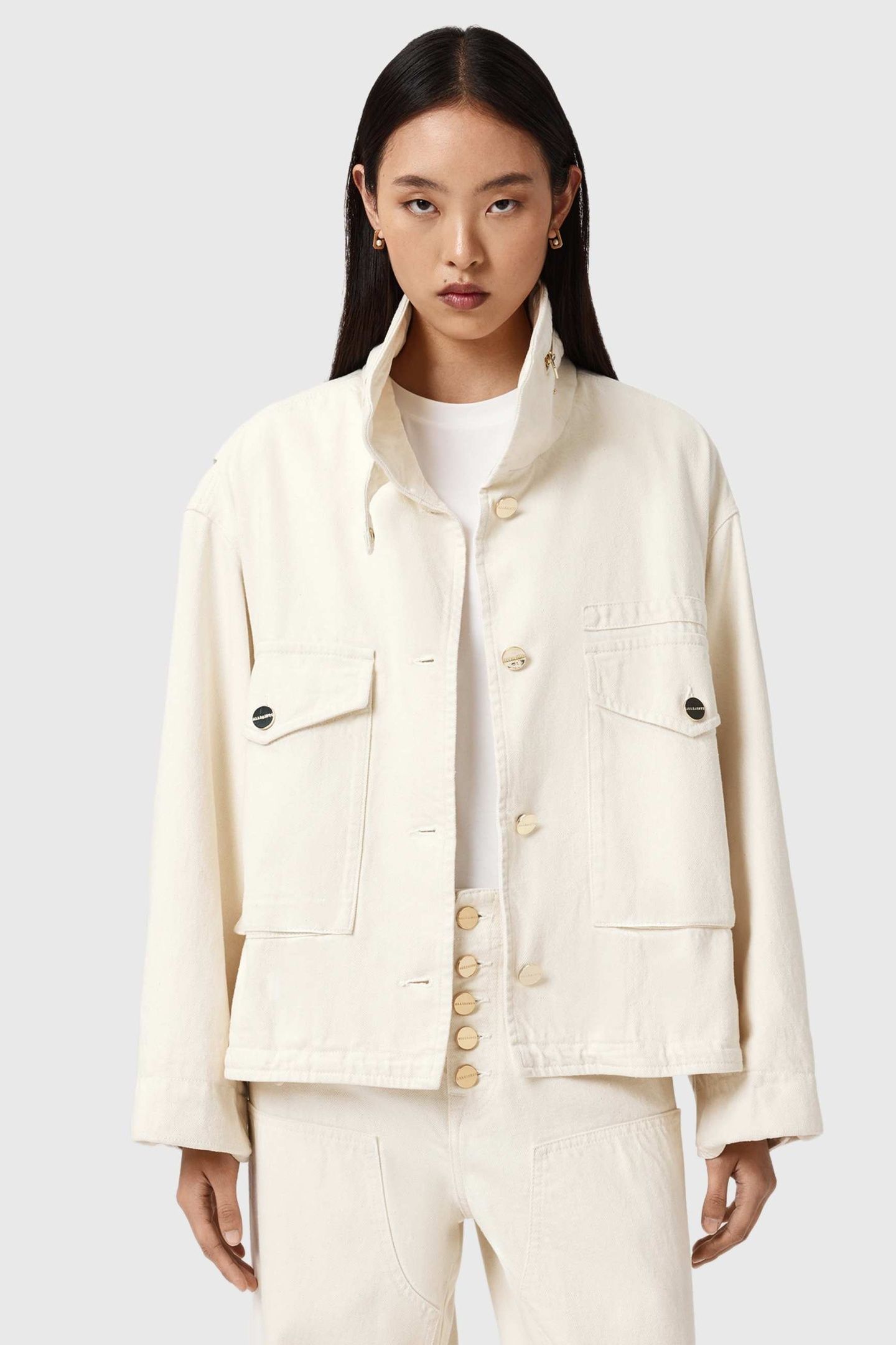 CLAY DENIM JACKET ECRU WHITE 7