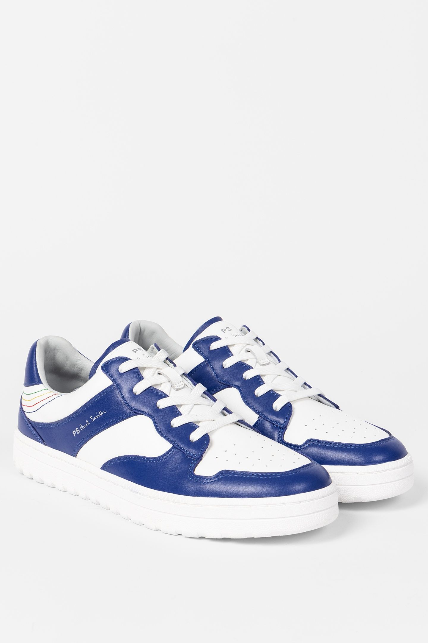 MENS SHOE LISTON WHITE BLUE WHITE 2
