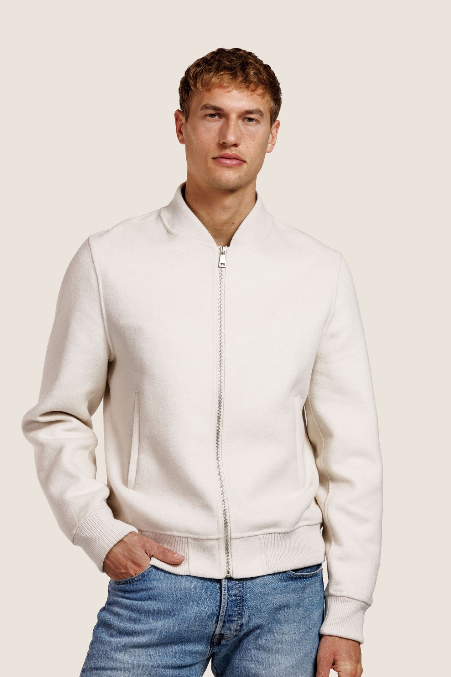 MICK WOOL JACKET VANILLE 1