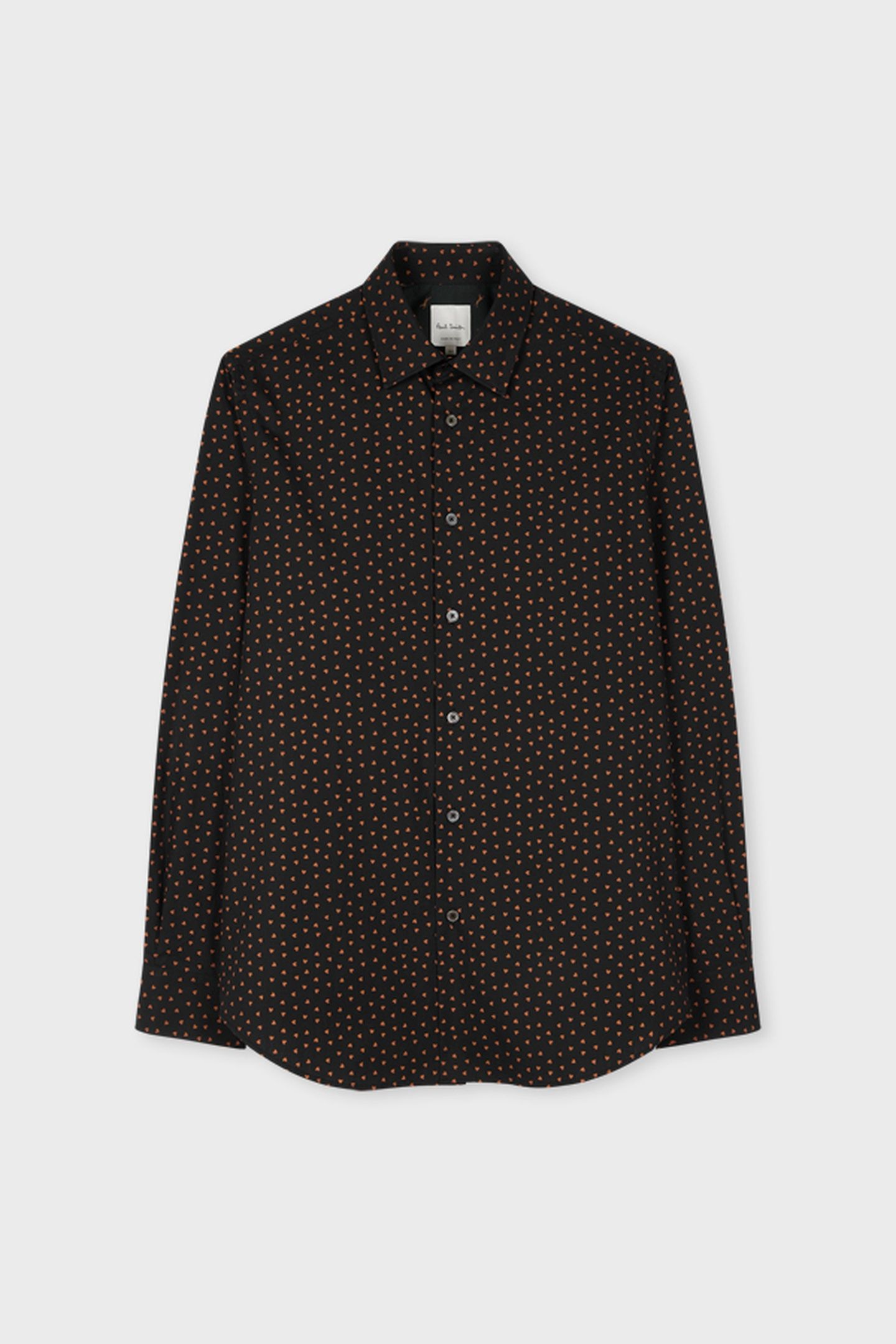 MENS S/C TAILORED FIT SHIRT BLACK 5