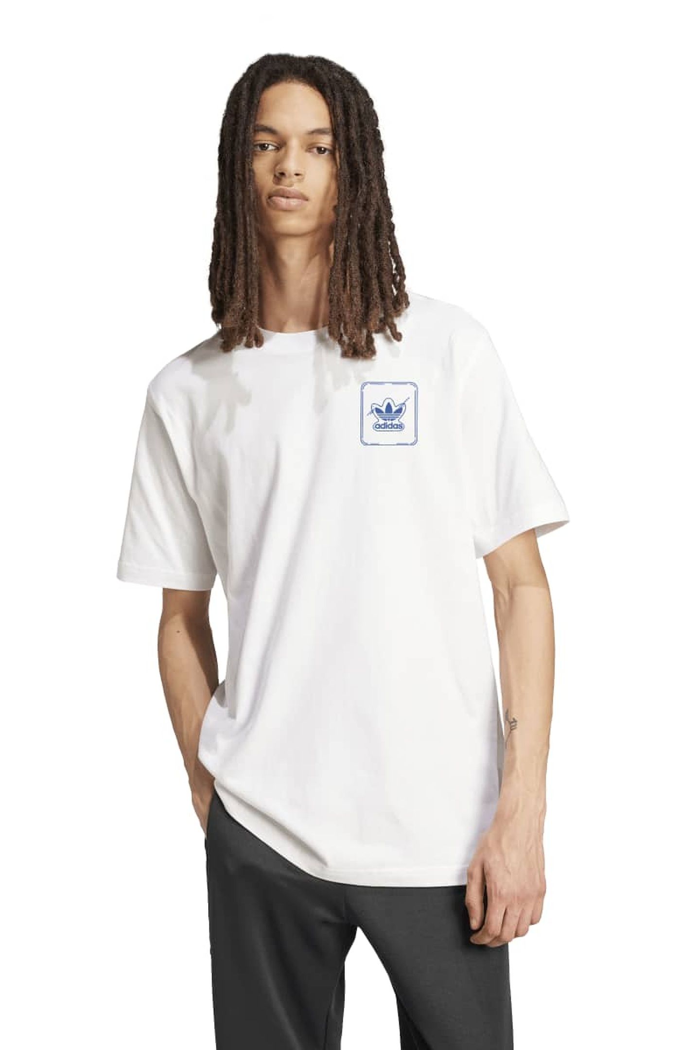 UNISEX ADI STARTER TEE WHITE 1