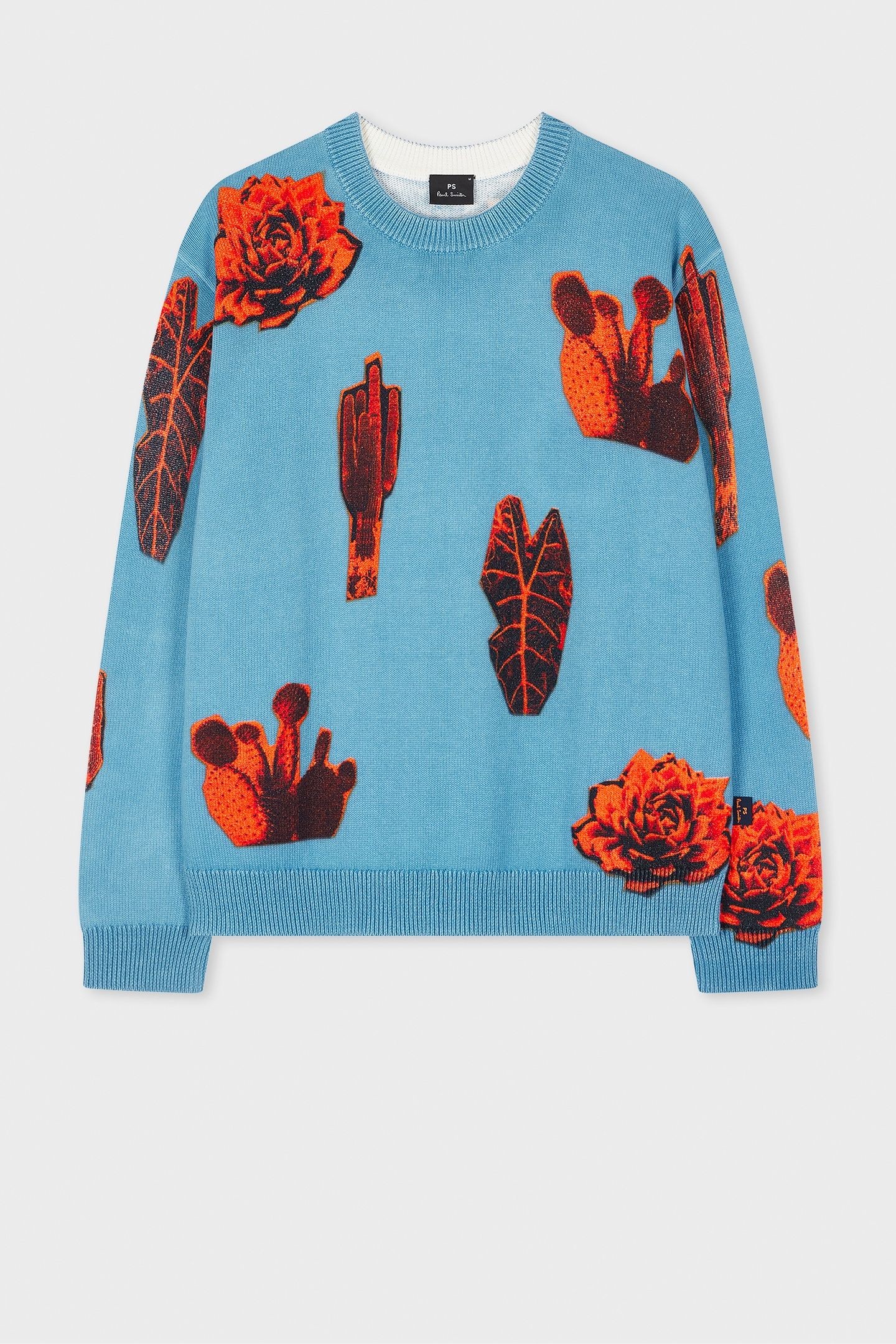 MENS SWEATER CREW NECK LIGHT BLUE 4