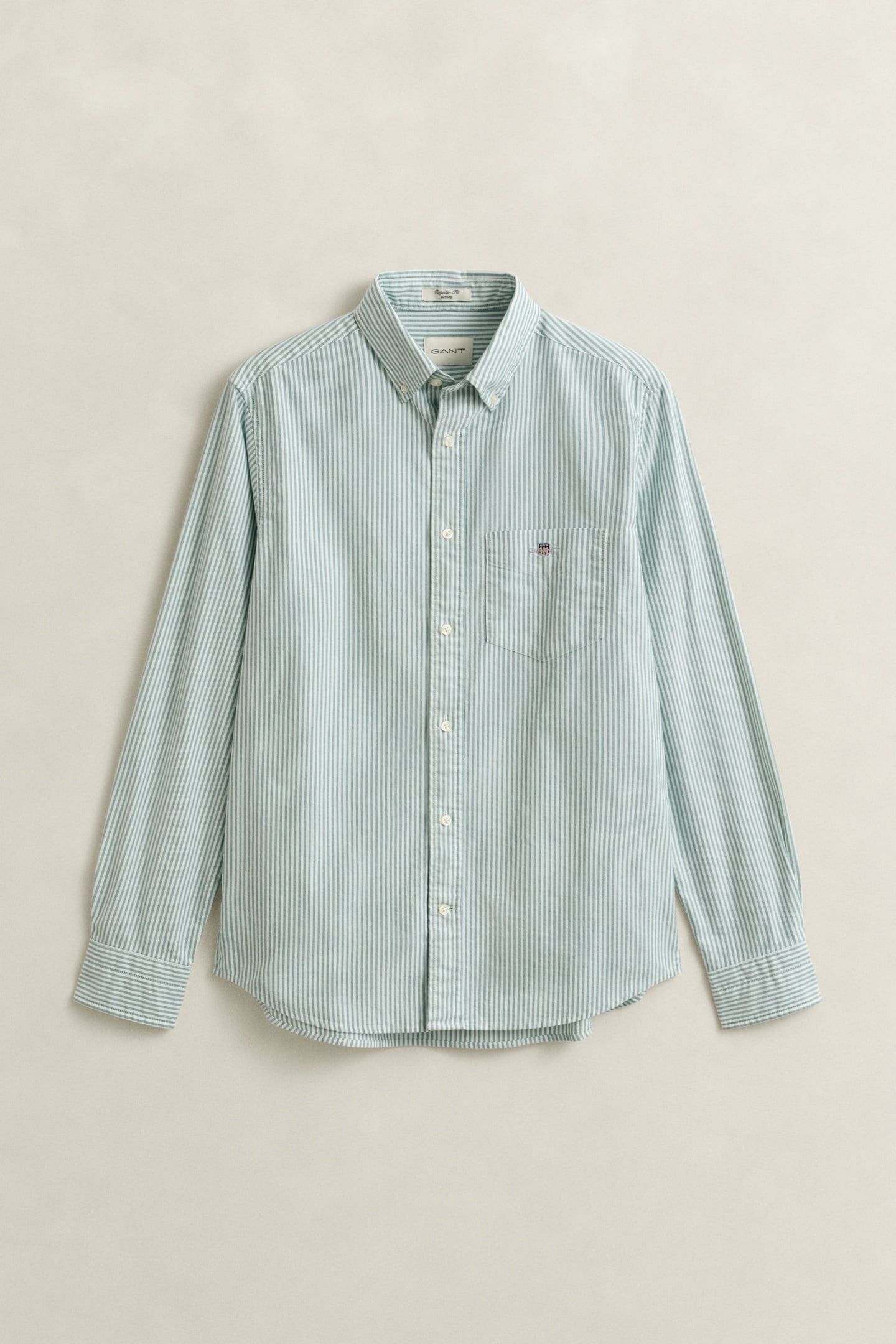 REG CLASSIC OXFORD STRIPE SHIRT BOTANICAL HUE 4