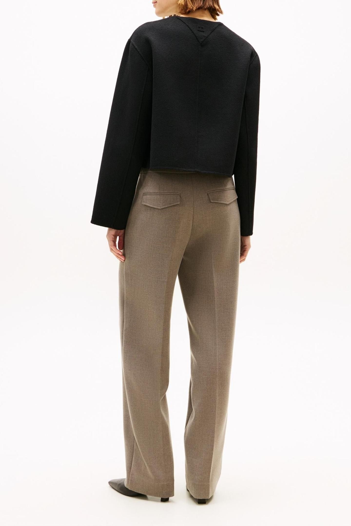 DF WOOL BLEND REG JACKET BLACK 2