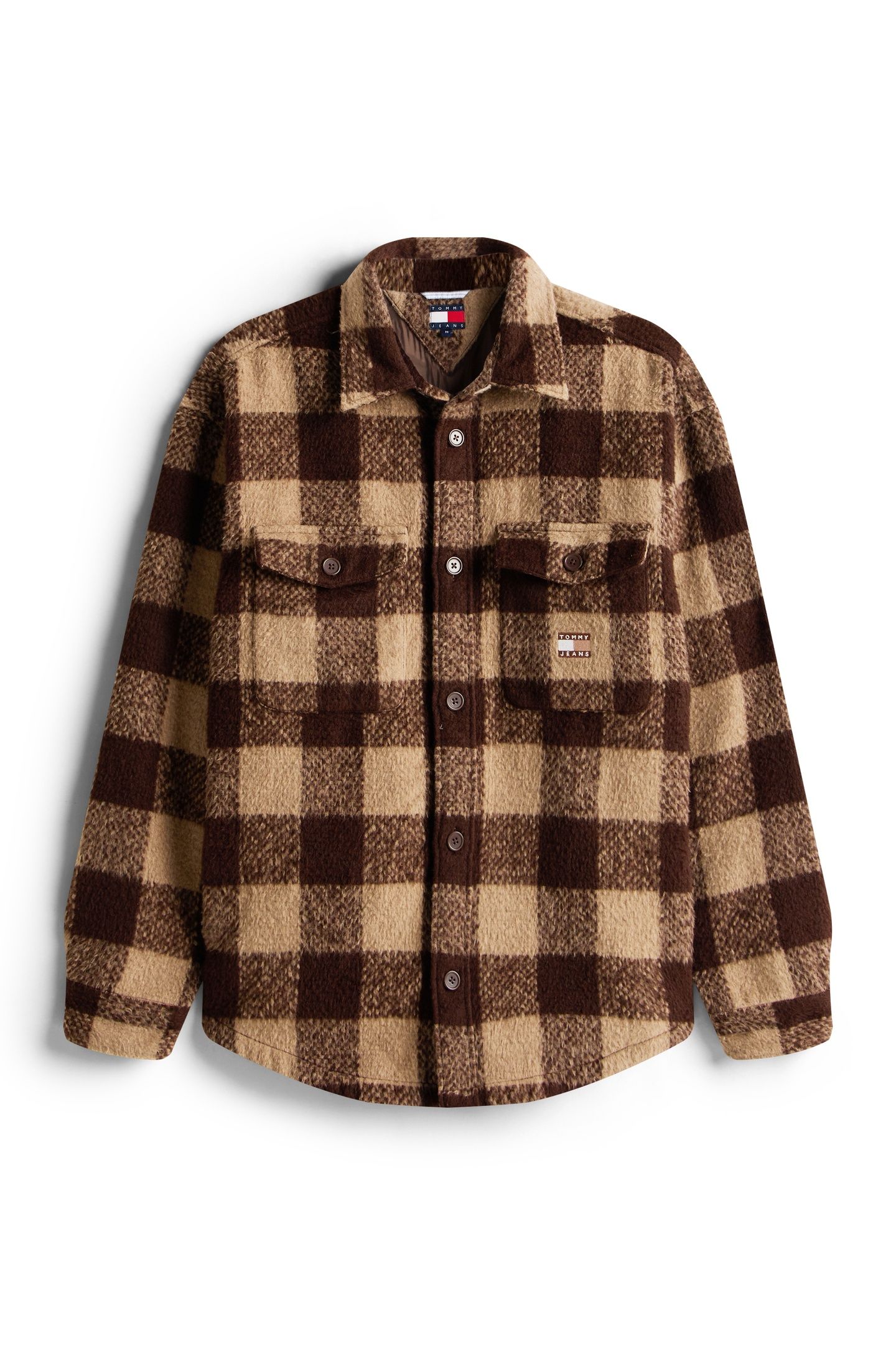TJM CHECK OVERSHIRT RICH BROWN/BUFFALO CHECK 4