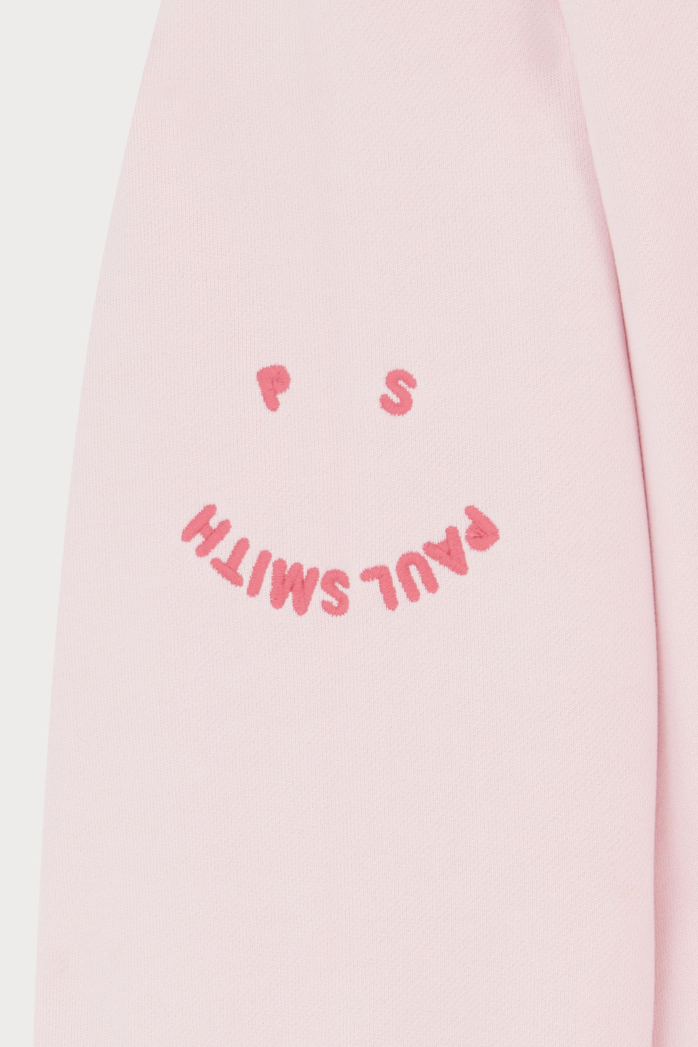 MENS SWEATSHIRT PS HAPPY EMB PINK 3