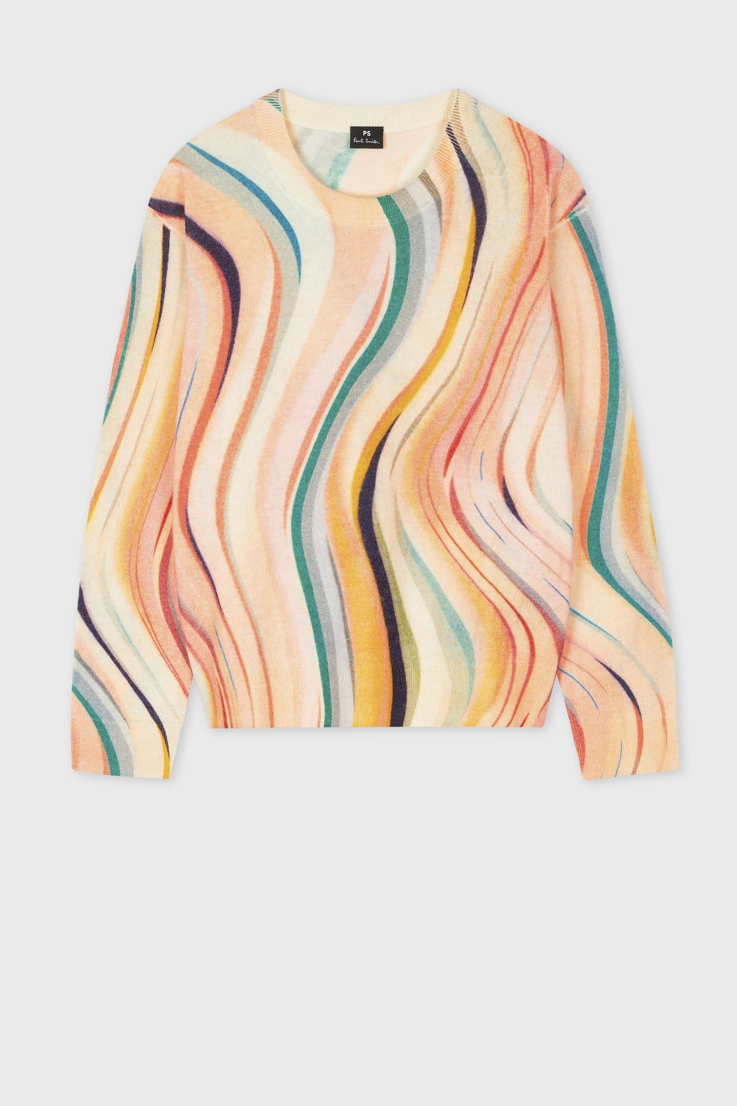 WOMENS KNITTED SWEATER CREW NECK MULTI COLOURED 4