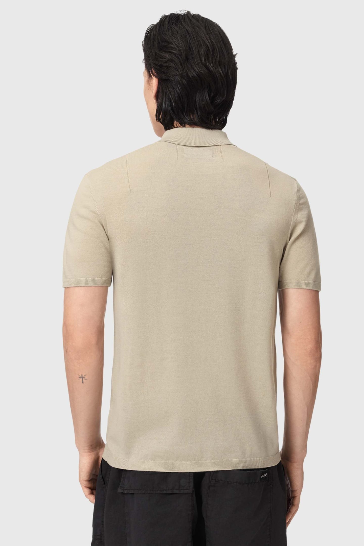 MODE MERINO SS POLO POWDERED GREEN 3