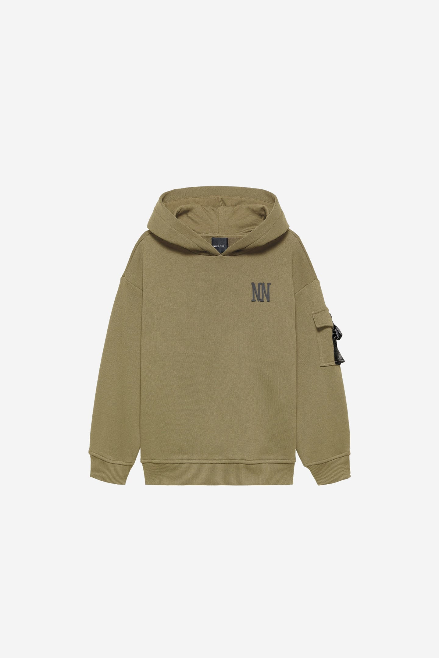 WEBBING HOODIE BRONZE GREEN 1