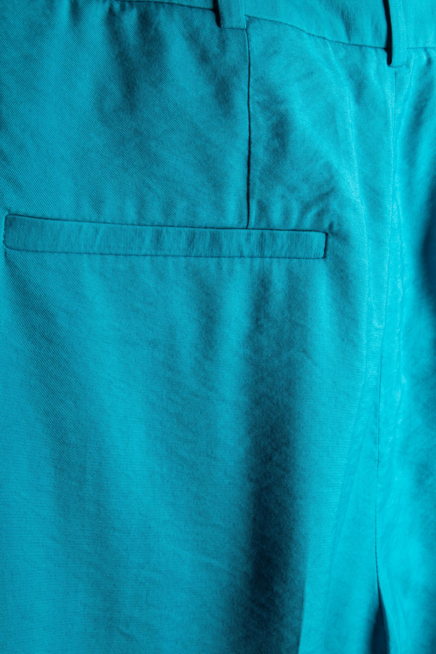 WIDE TROUSERS TURQUOISE 4