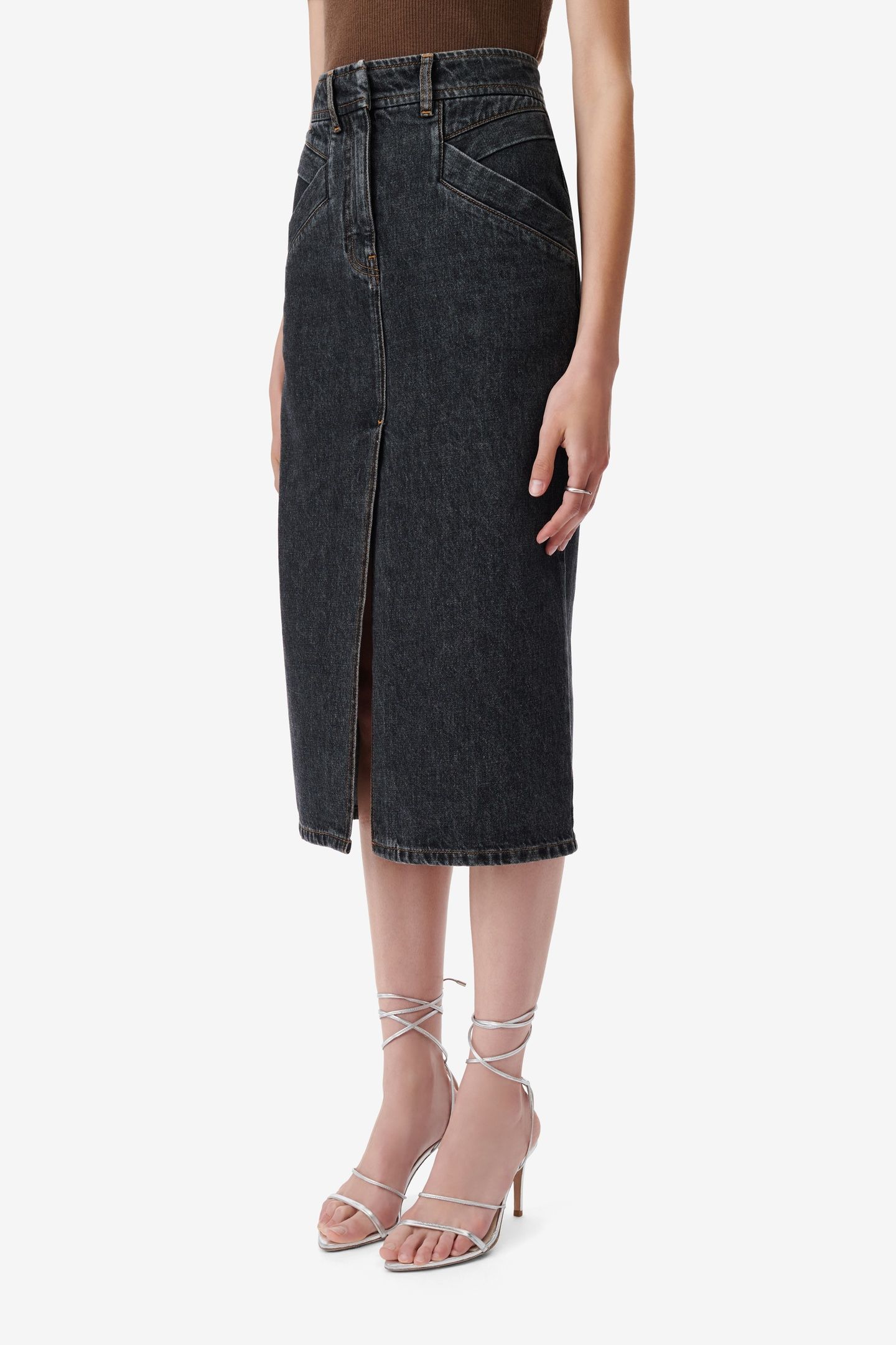 CLARYSSE SKIRT BLACK STONE 3