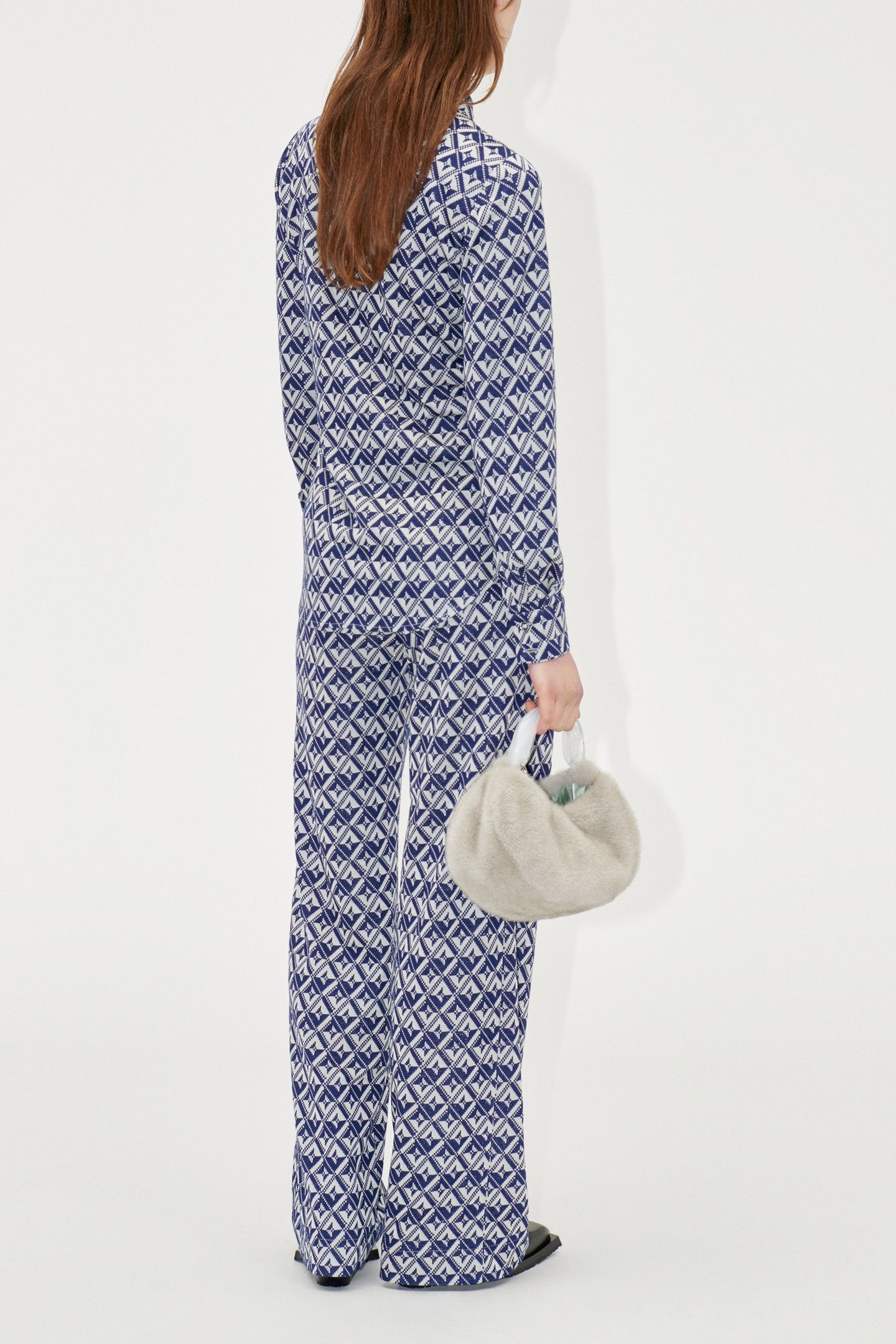SABINA SHIRT LONG SLEEVE PIXELATED RHOMBUS 2