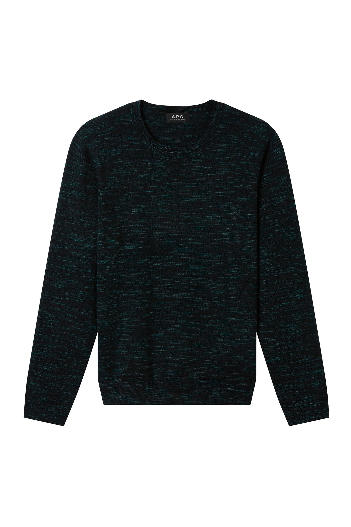 UNISEX SWEATER JAMES HEATHERED GREEN 2