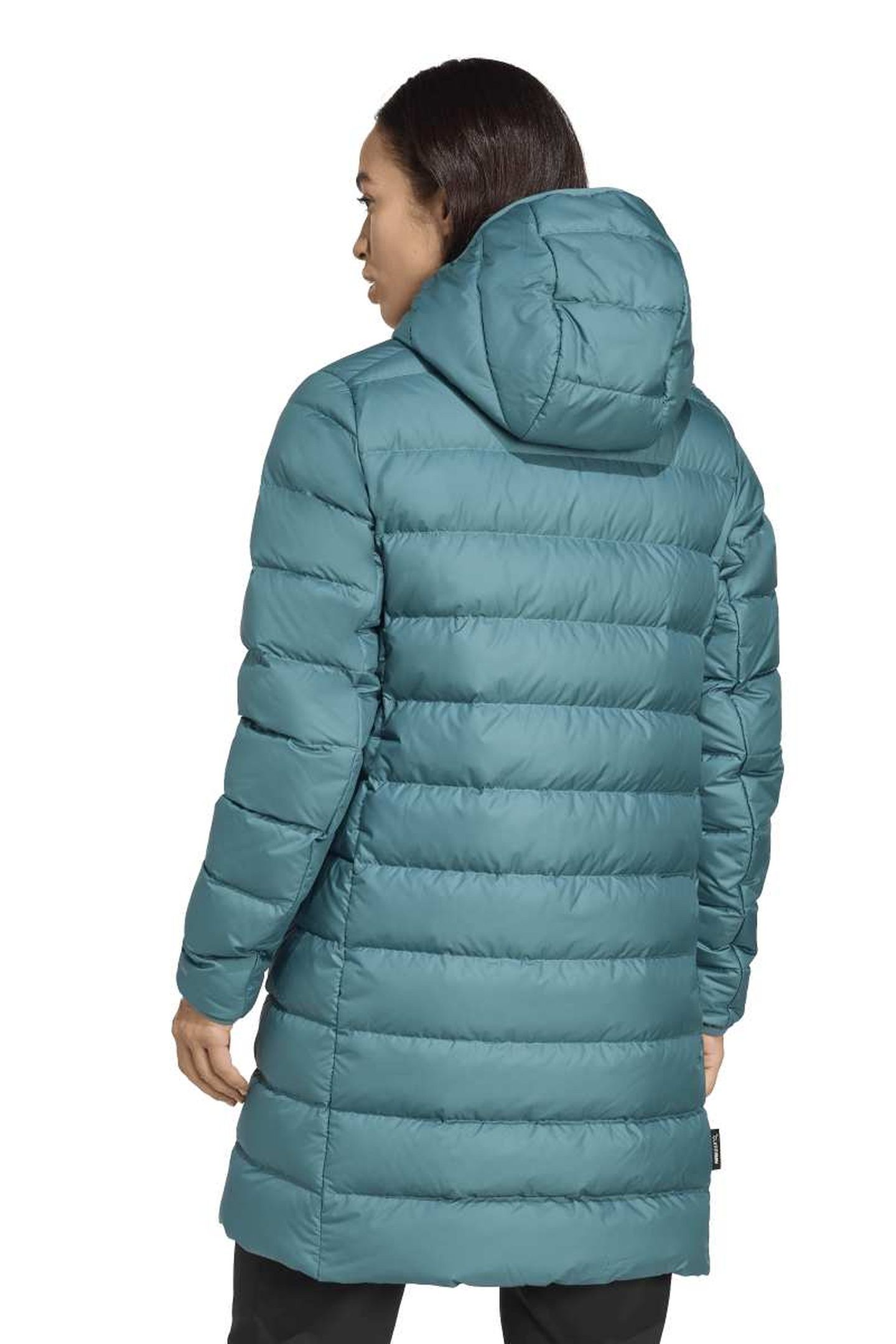 W MT DOWN PARKA PRELOVED TEAL 3