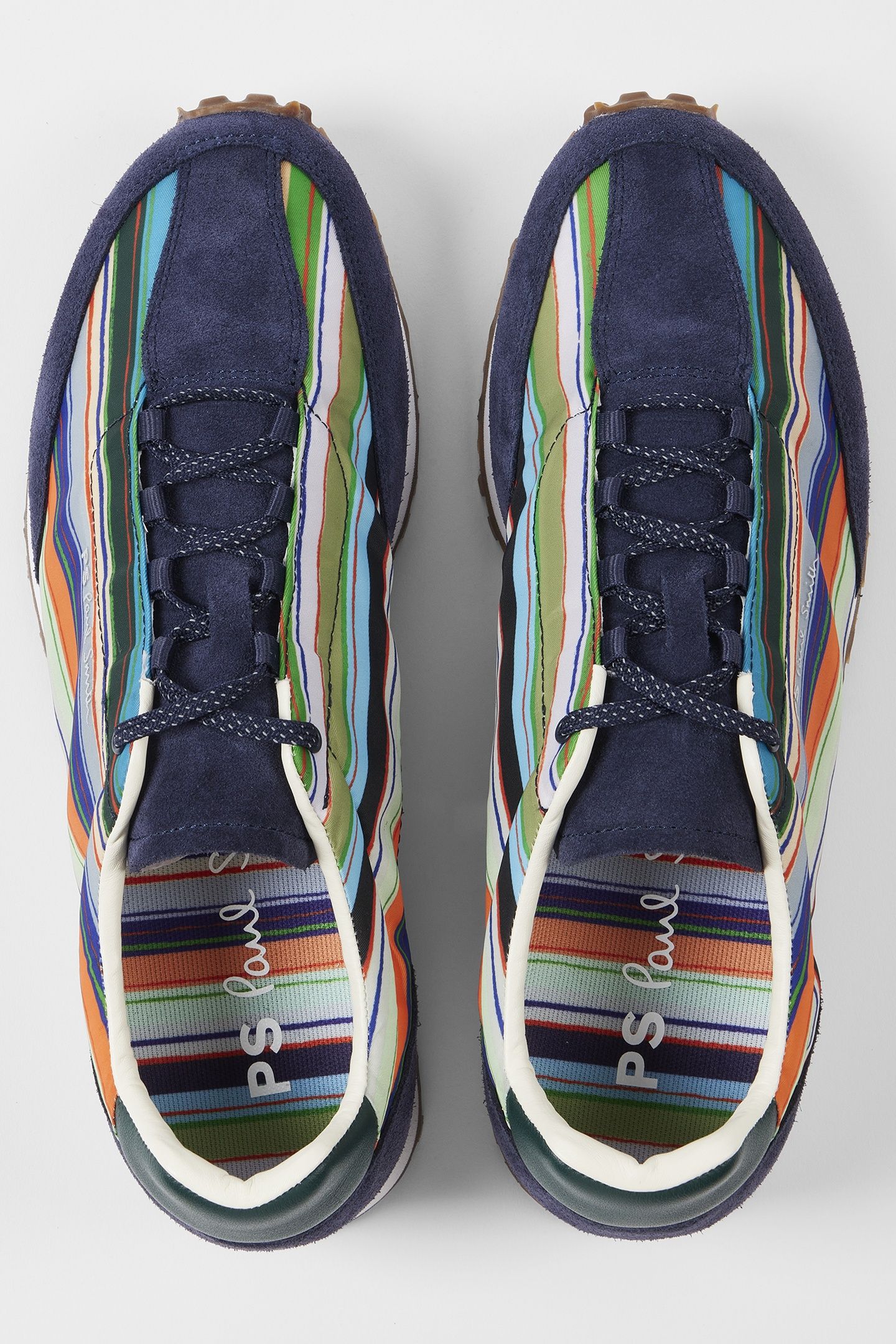 MENS SHOE SENSO STRIPE PRINT MULTI COLOURED 4