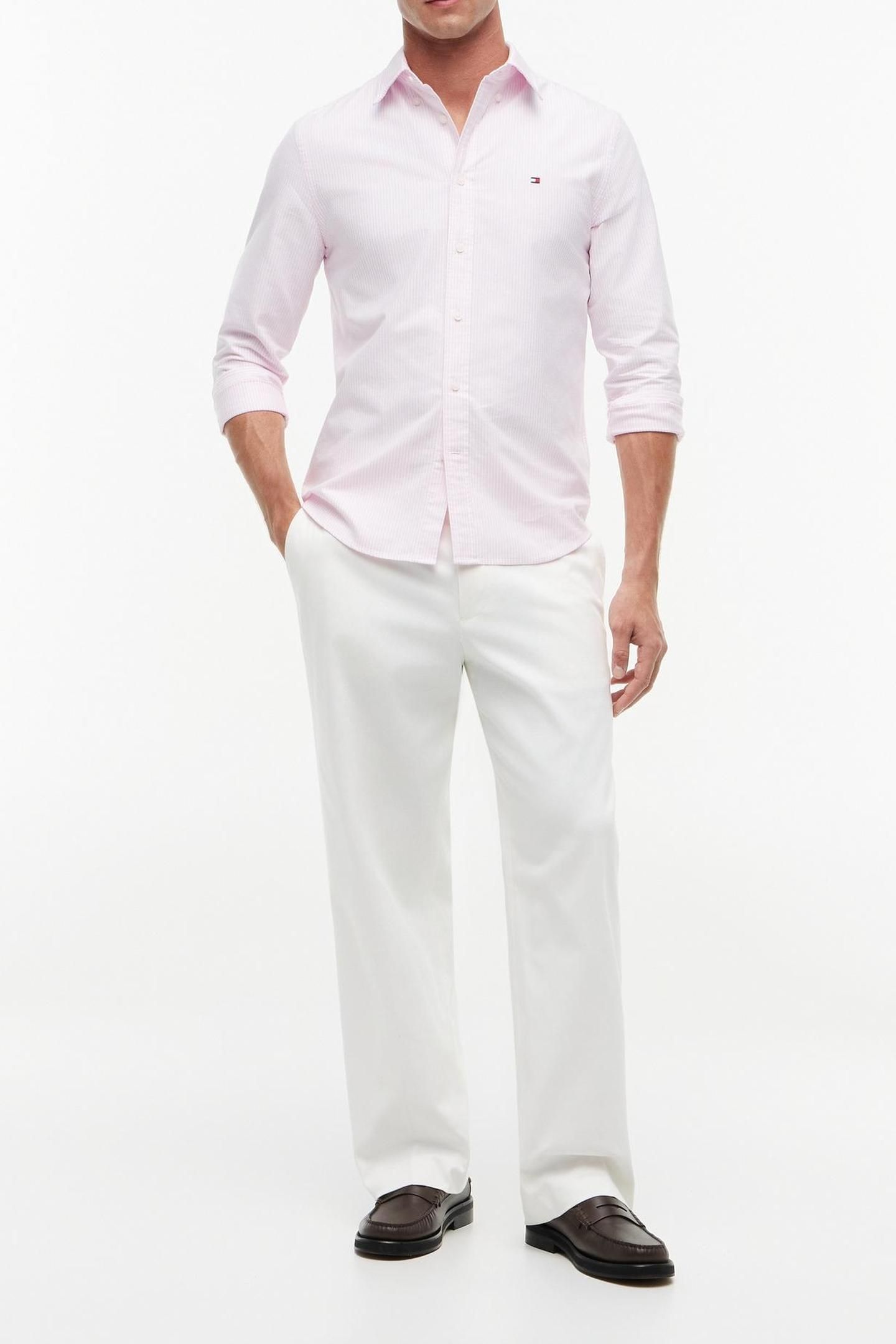 HERITAGE OXFORD STRIPE ROSE PETAL/STRIPE 3
